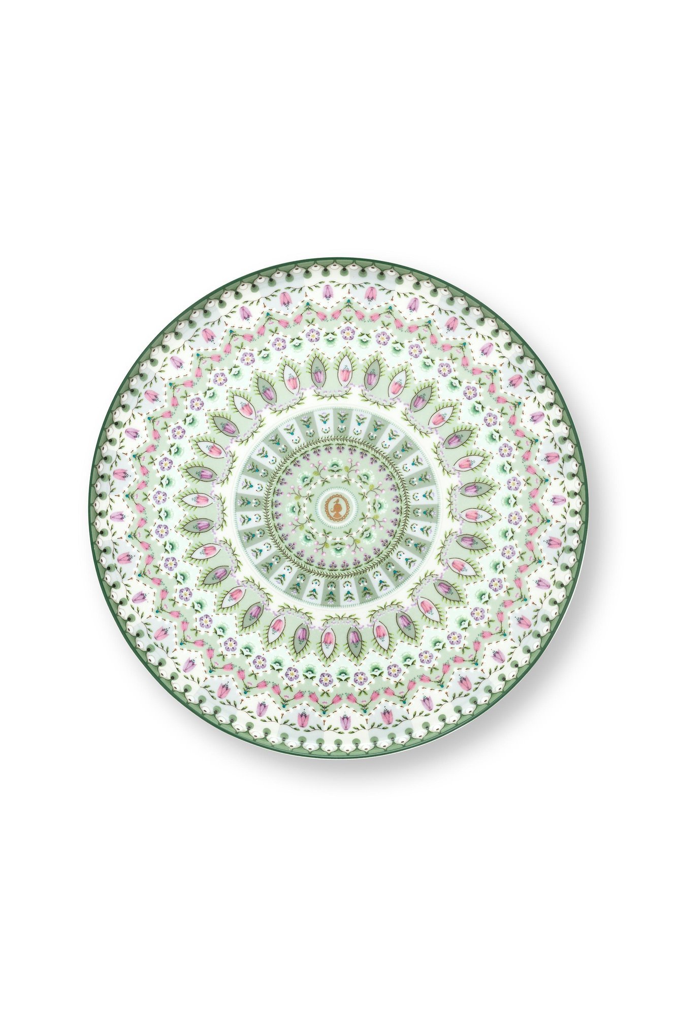 Блюдо для торта на ножке Lily&Lotus Moon Delight Light Green ракурс 3