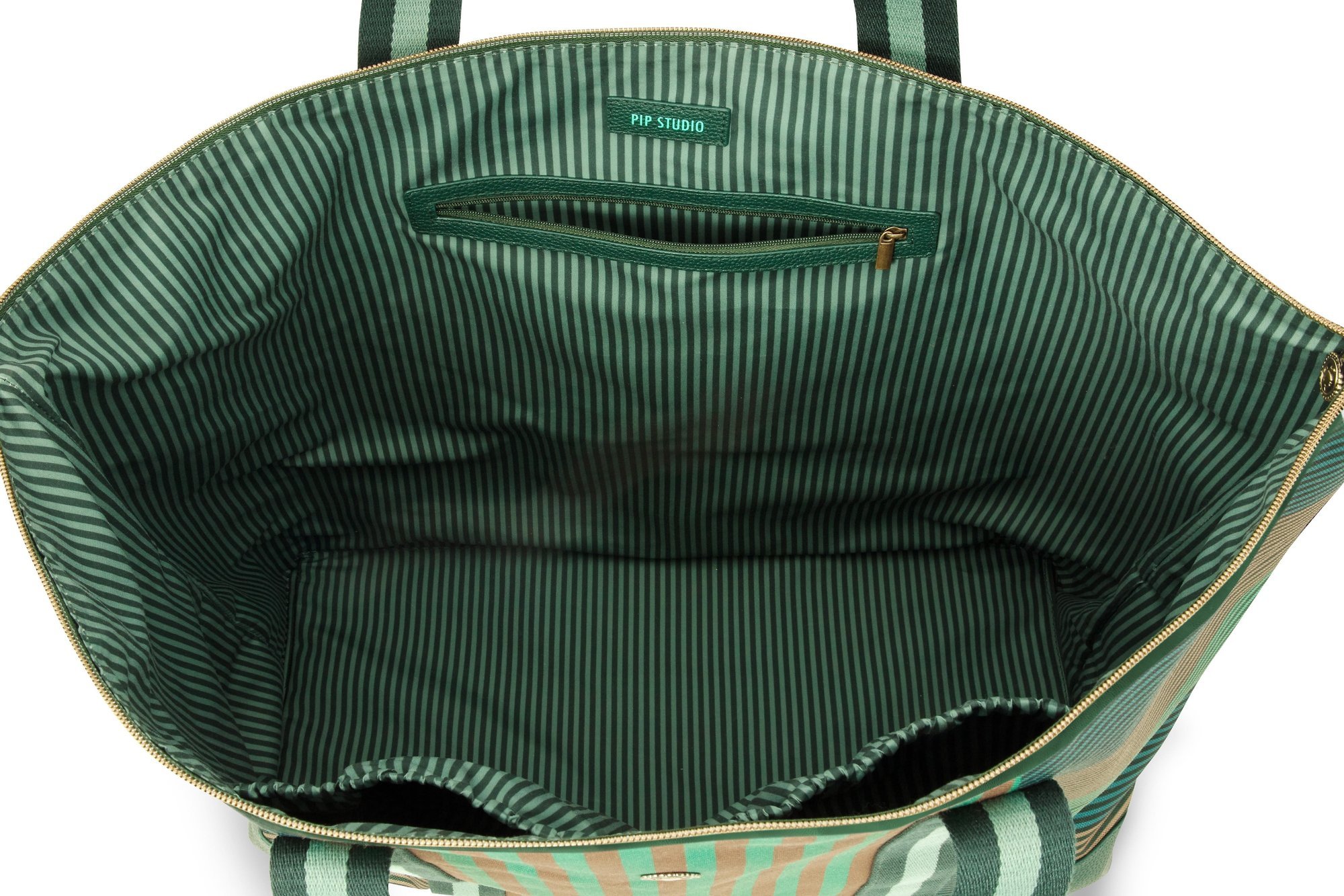 Сумка большая Tilda Stripe Green, 17 л, 66х20х44 см