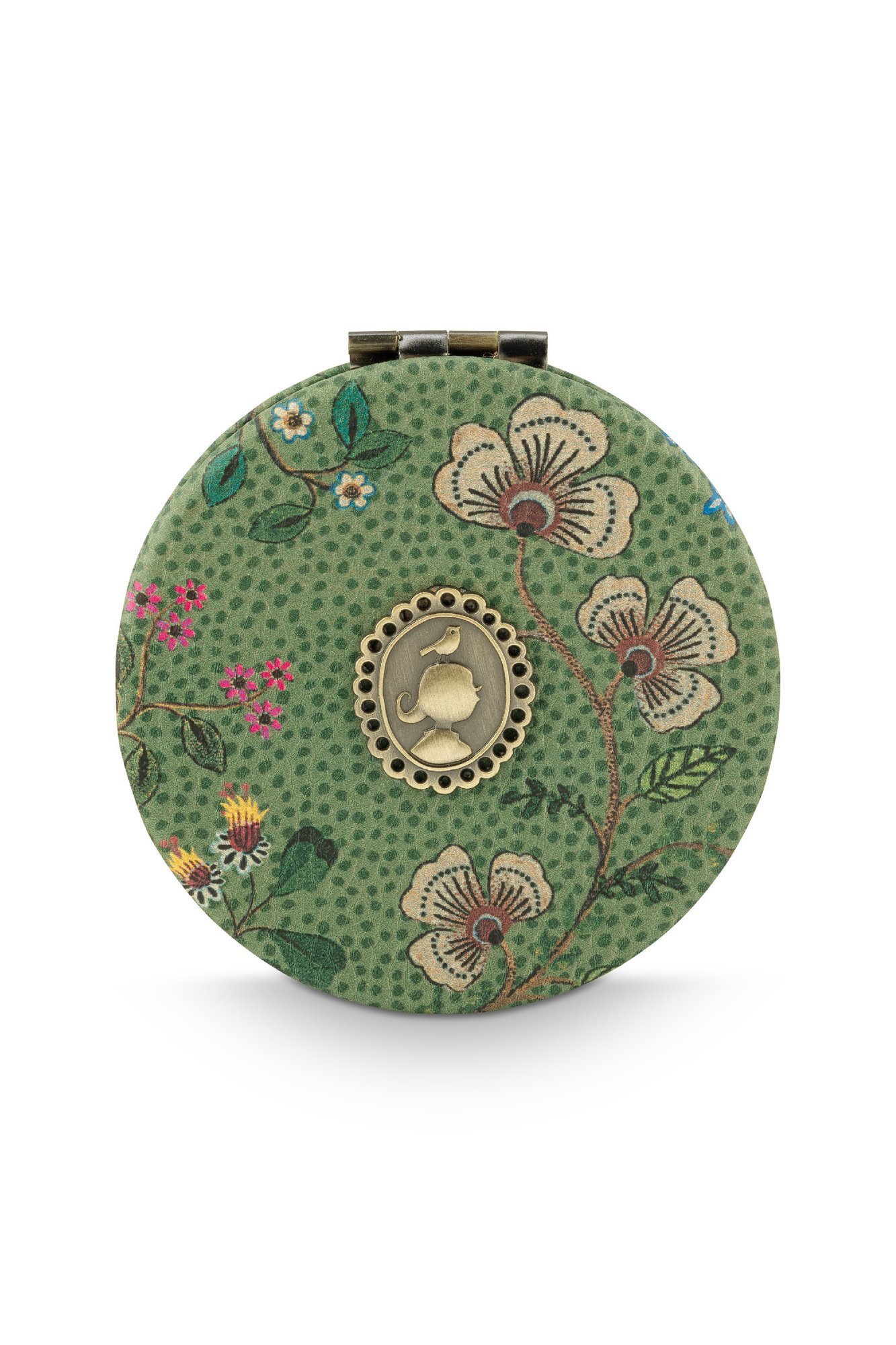 Зеркало карманное Flora Bangelore Mini Green ракурс 2