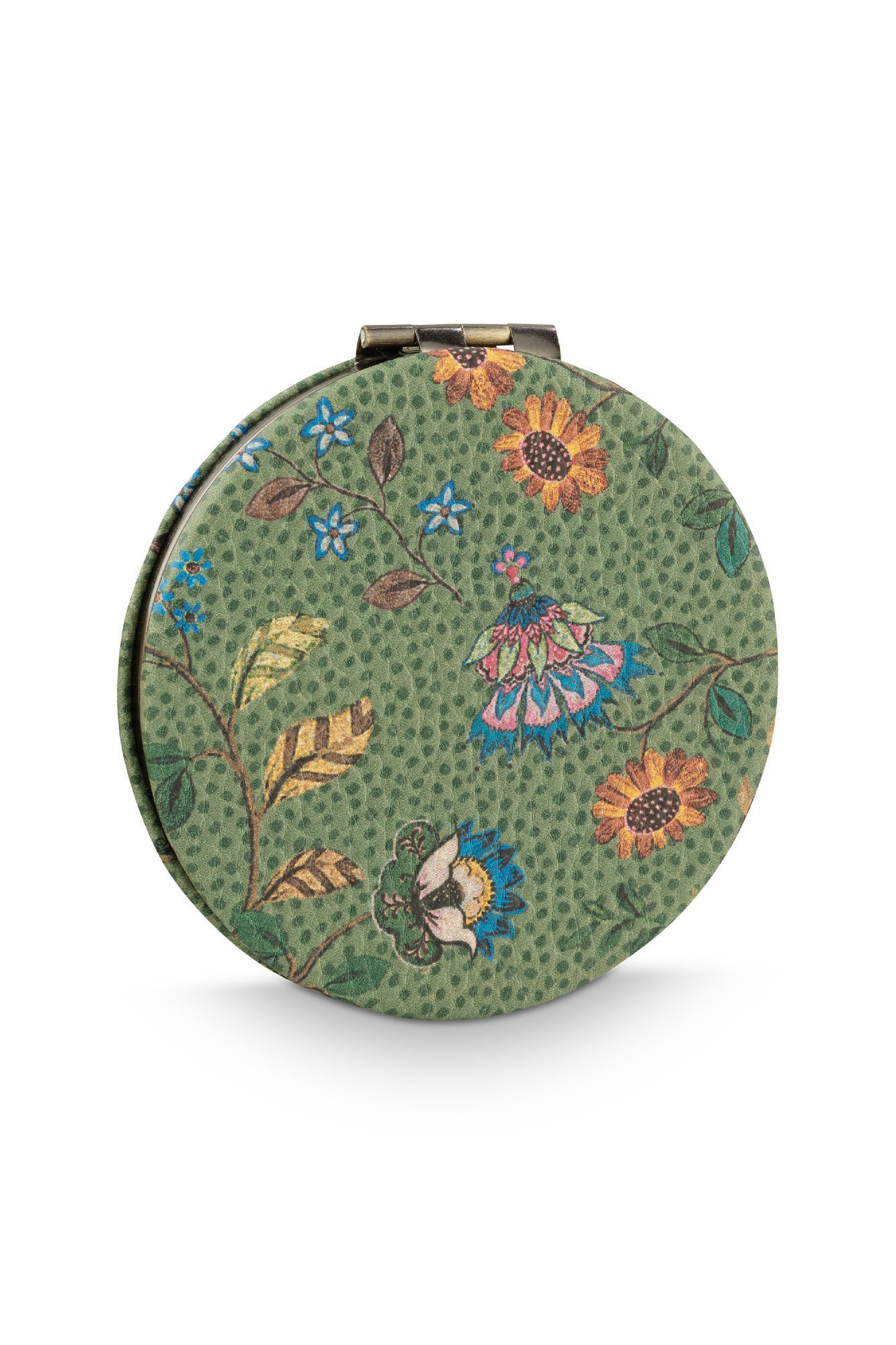 Зеркало карманное Flora Bangelore Mini Green ракурс 3