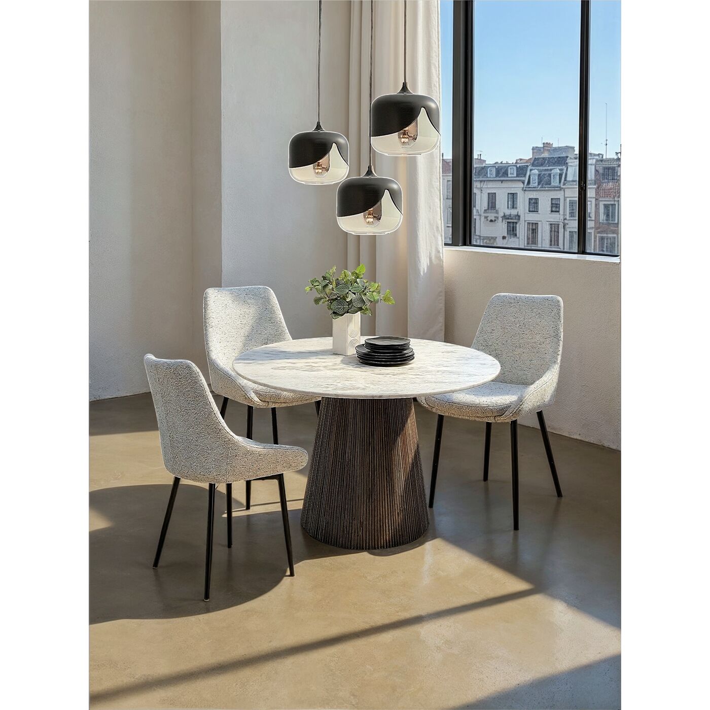 Стул East Side Melange Cream ракурс 9