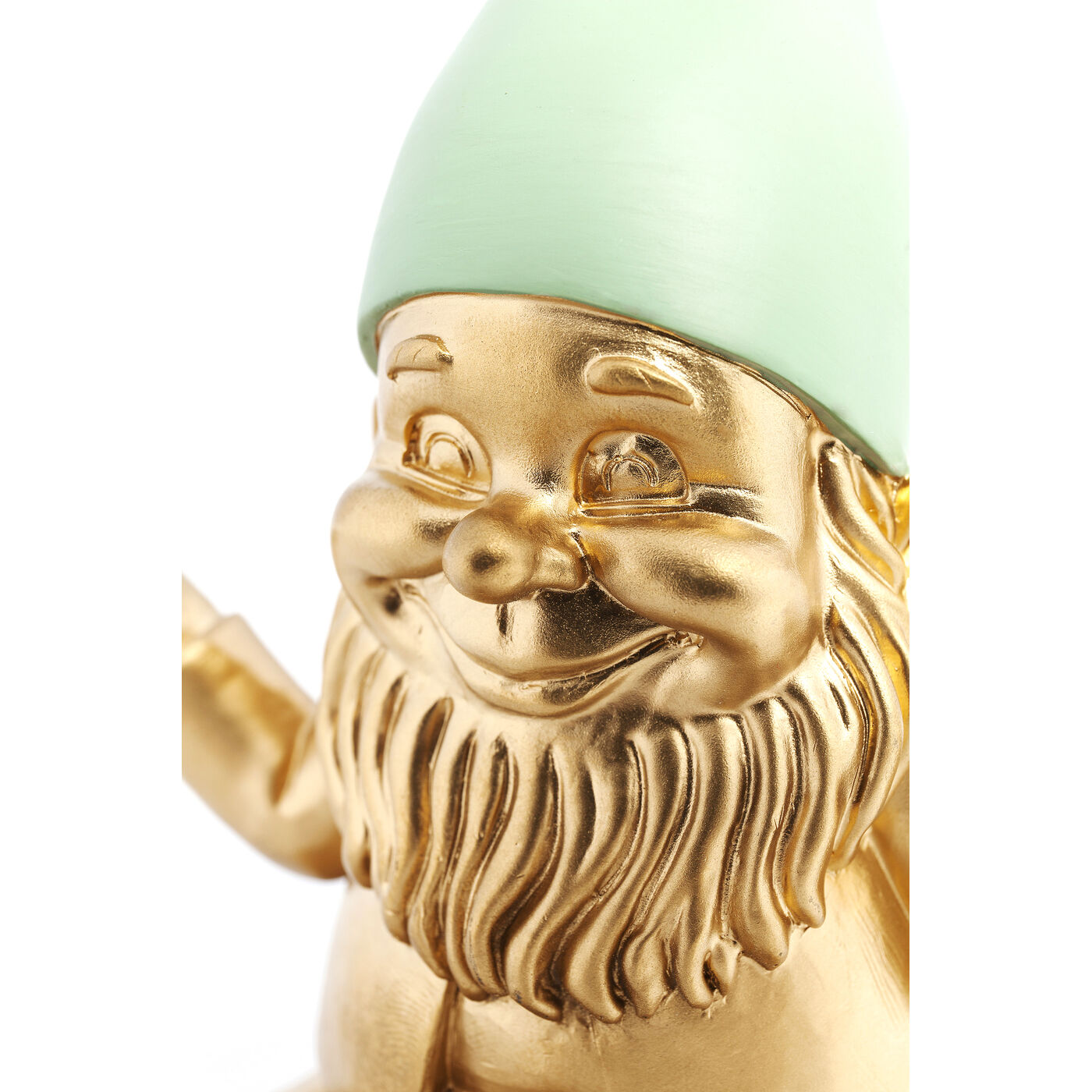 Фигура декоративная Zwerg Meditation Gold Green ракурс 3