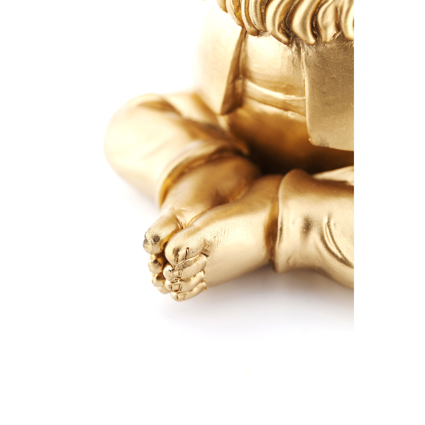 Фигура декоративная Zwerg Meditation Gold Green ракурс 4