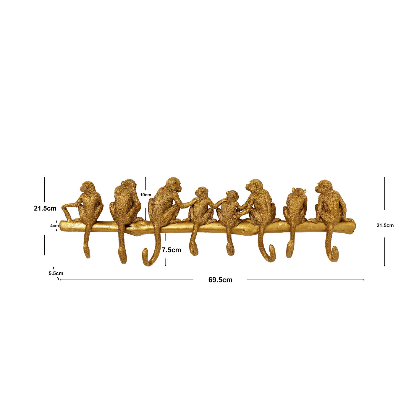Вешалка настенная Monkey Hook ракурс 5