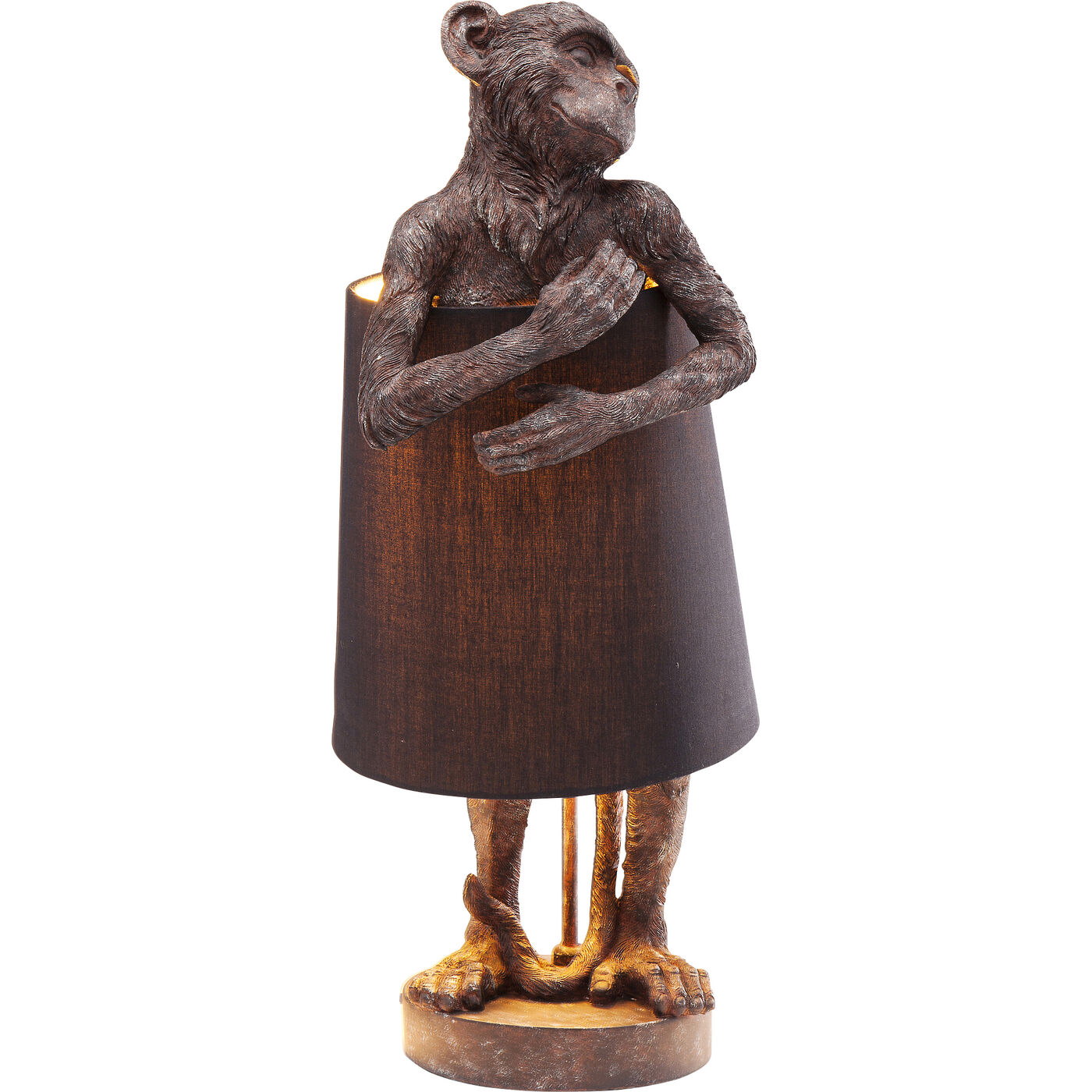 Светильник настольный Animal Monkey Brown Black ракурс 2