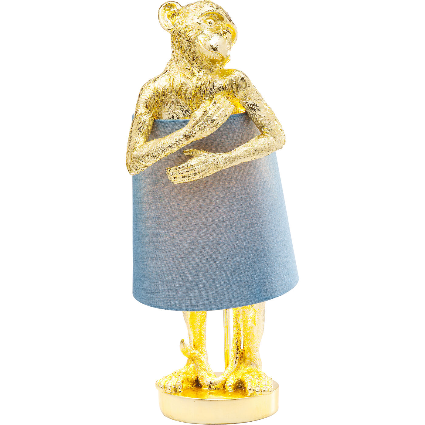 Светильник настольный Animal Monkey Gold Blue ракурс 2