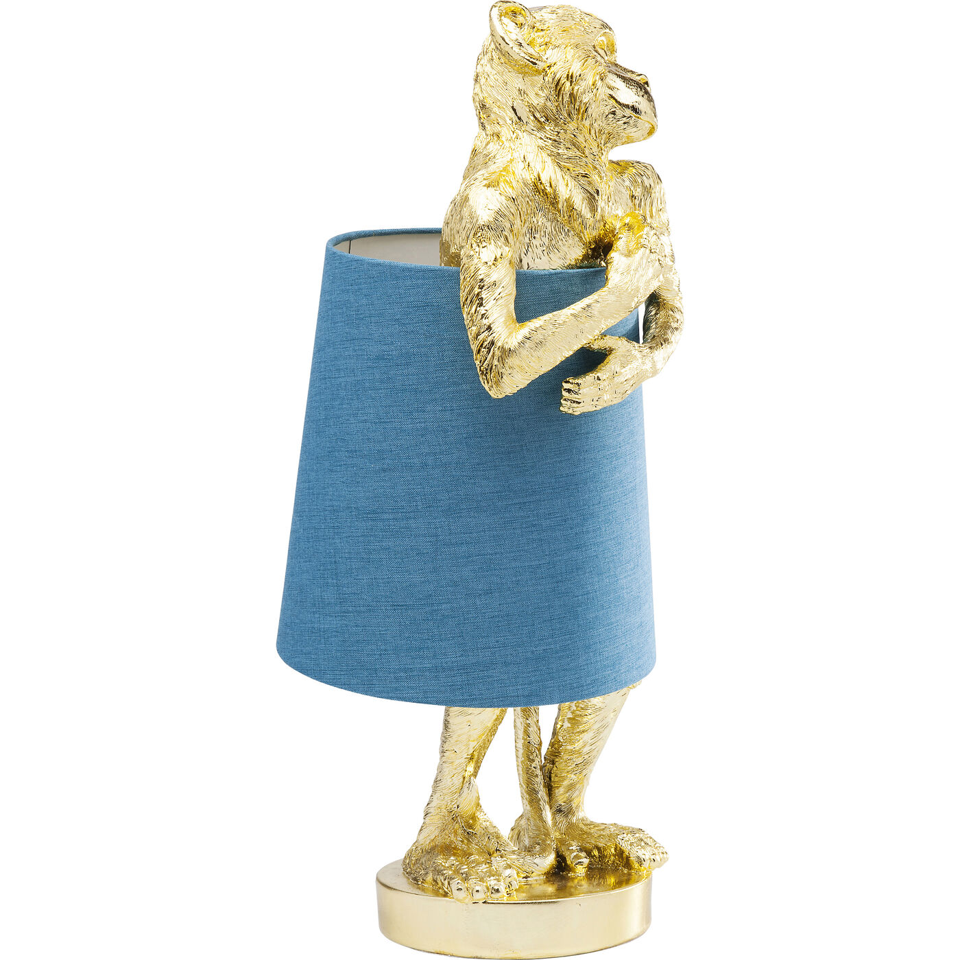 Светильник настольный Animal Monkey Gold Blue ракурс 5