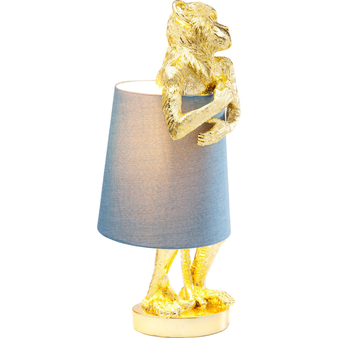 Светильник настольный Animal Monkey Gold Blue ракурс 7
