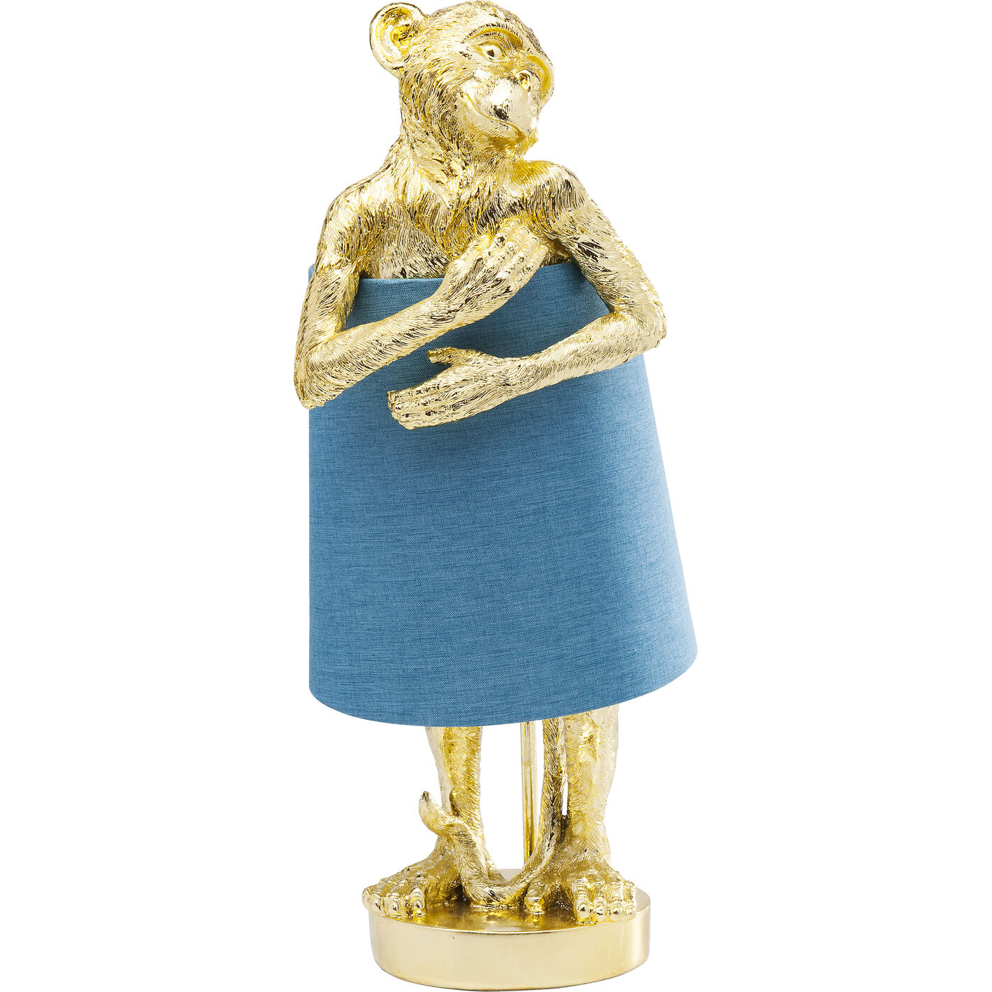 Светильник настольный Animal Monkey Gold Blue ракурс 6