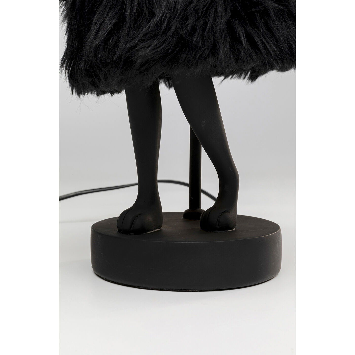Светильник настольный Animal Rabbit Fur Black-Gold ракурс 4