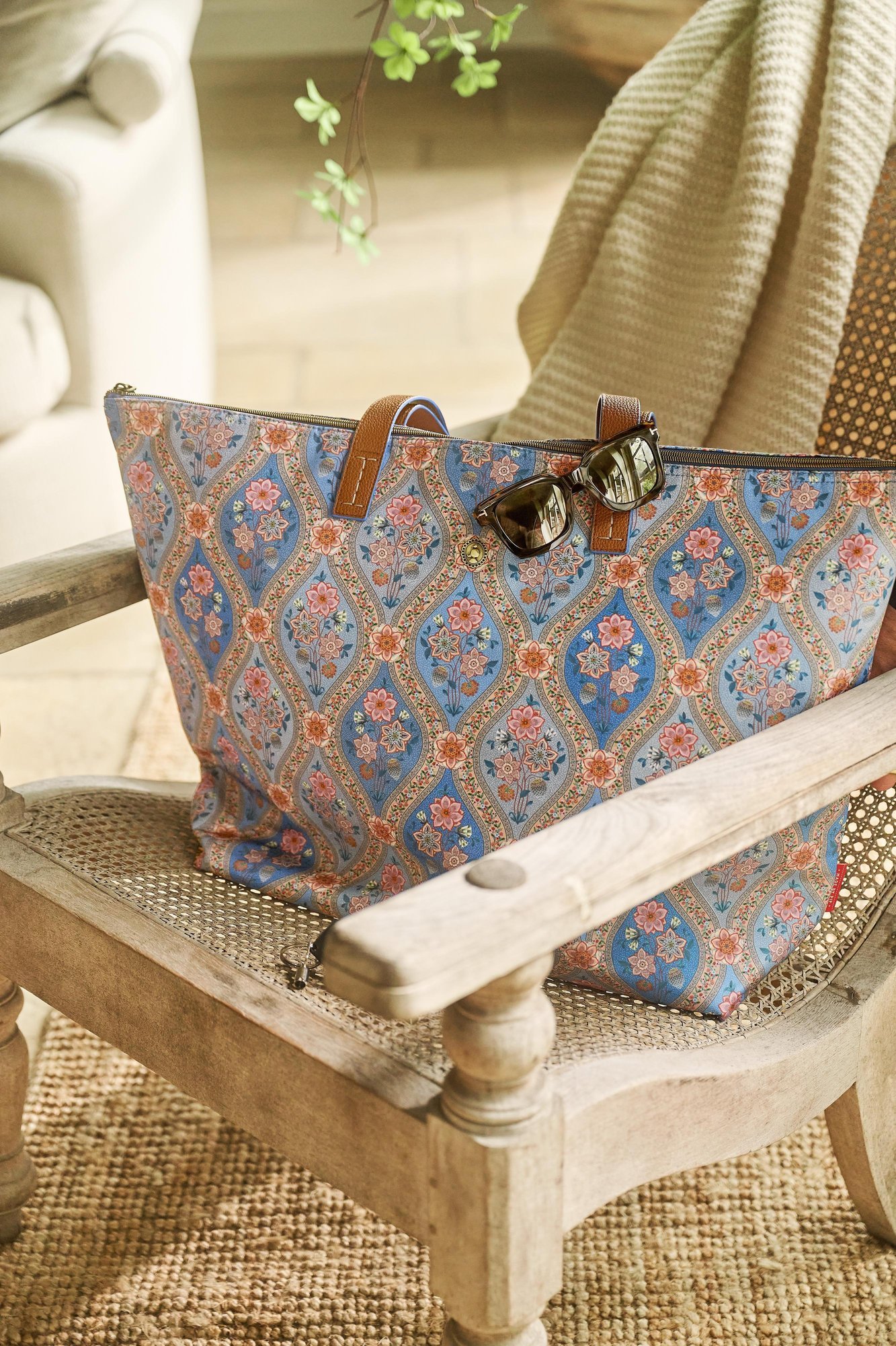 Сумка большая Tilda Ornamento Blue, 17 л ракурс 4