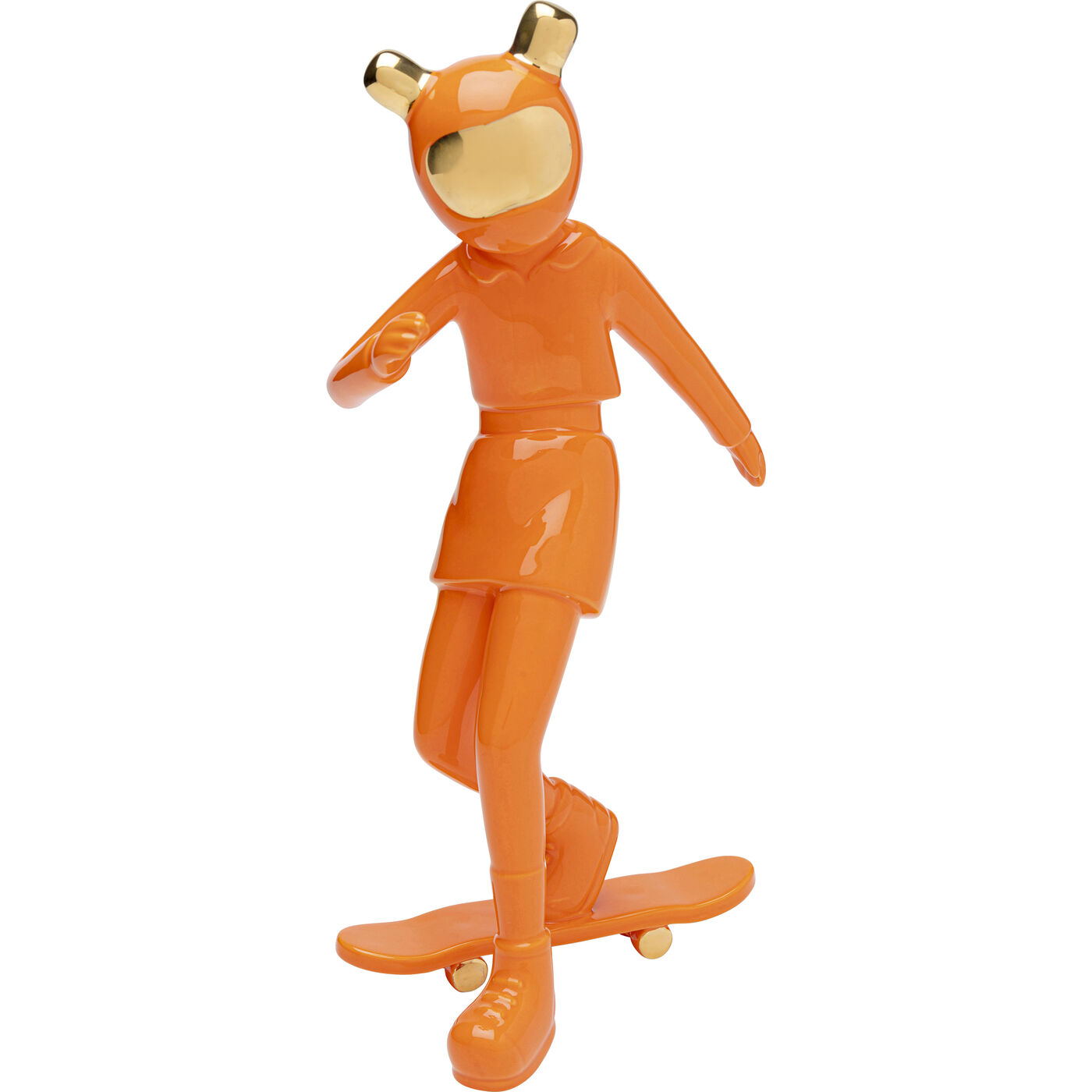 Фигура декоративная Skating Astronaut Orange ракурс 2
