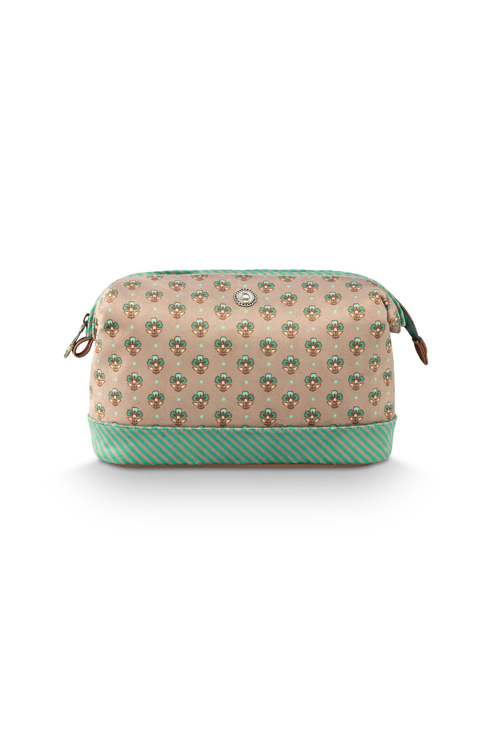 Косметичка большая Jaipur Flower Khaki-Green, 4 л ракурс 2