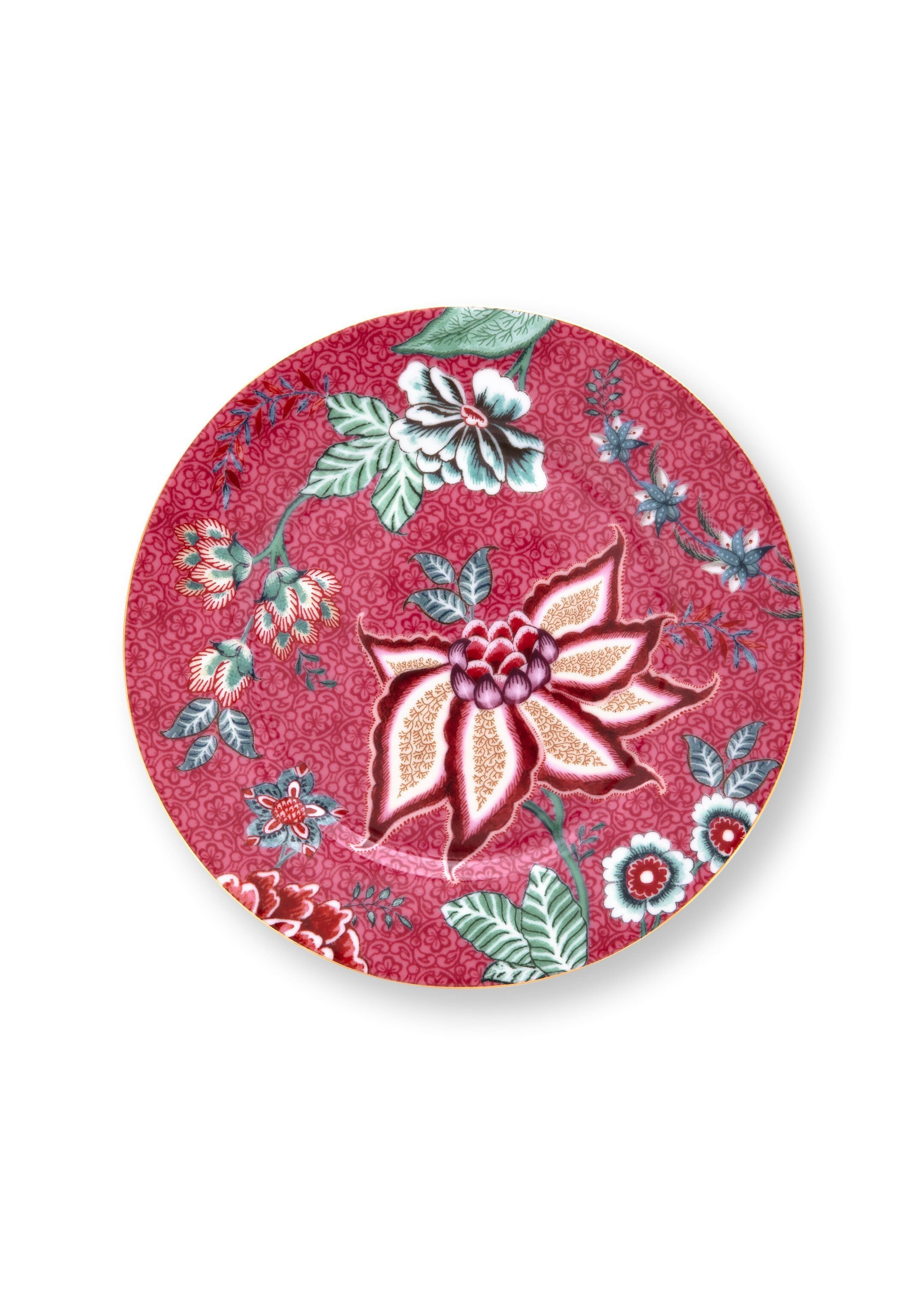 Набор тарелок (2 шт. по Ø17 см) Flower Festival Dark Pink ракурс 3
