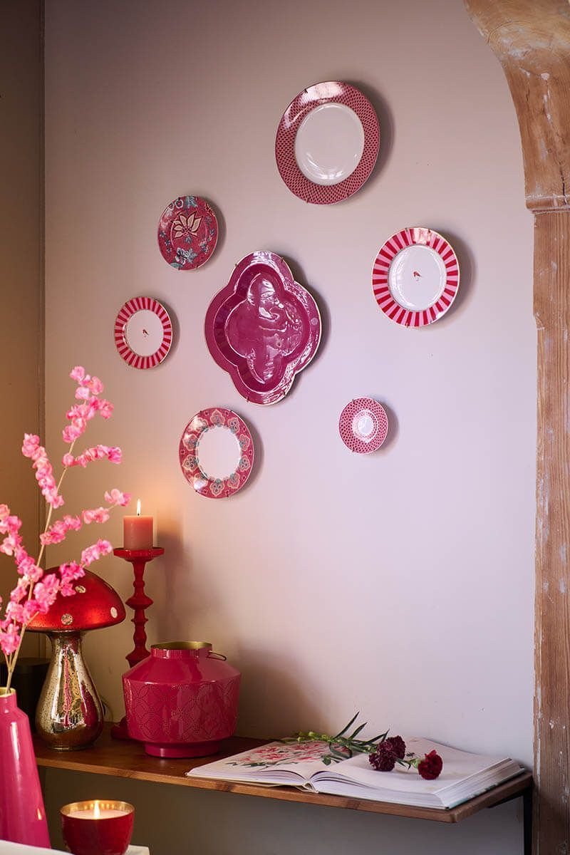 Набор тарелок (2 шт. по Ø21 см) Flower Festival Deco Dark Pink ракурс 7
