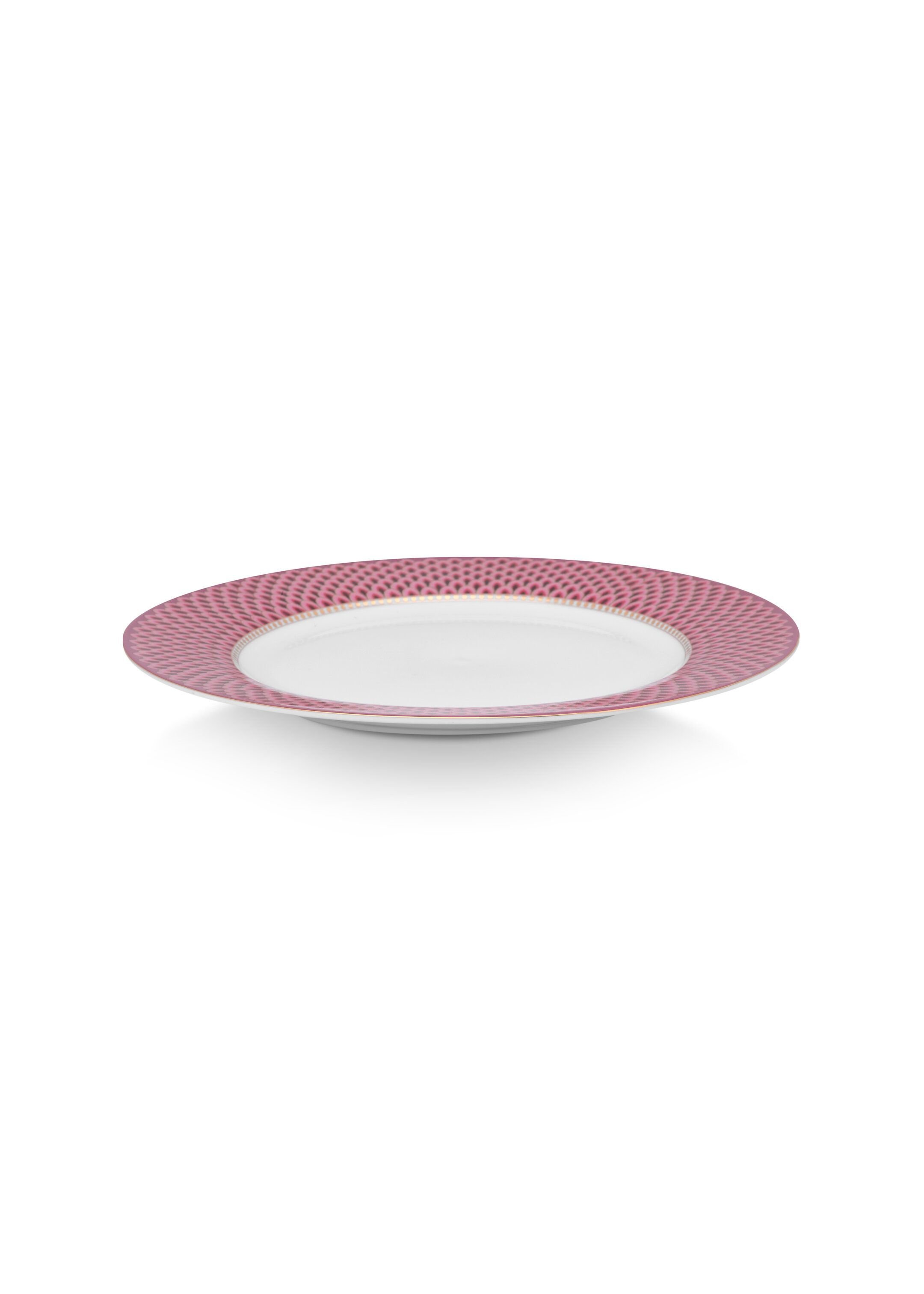 Набор тарелок (2 шт. по Ø26,5 см) Flower Festival Scallop Dark Pink ракурс 4