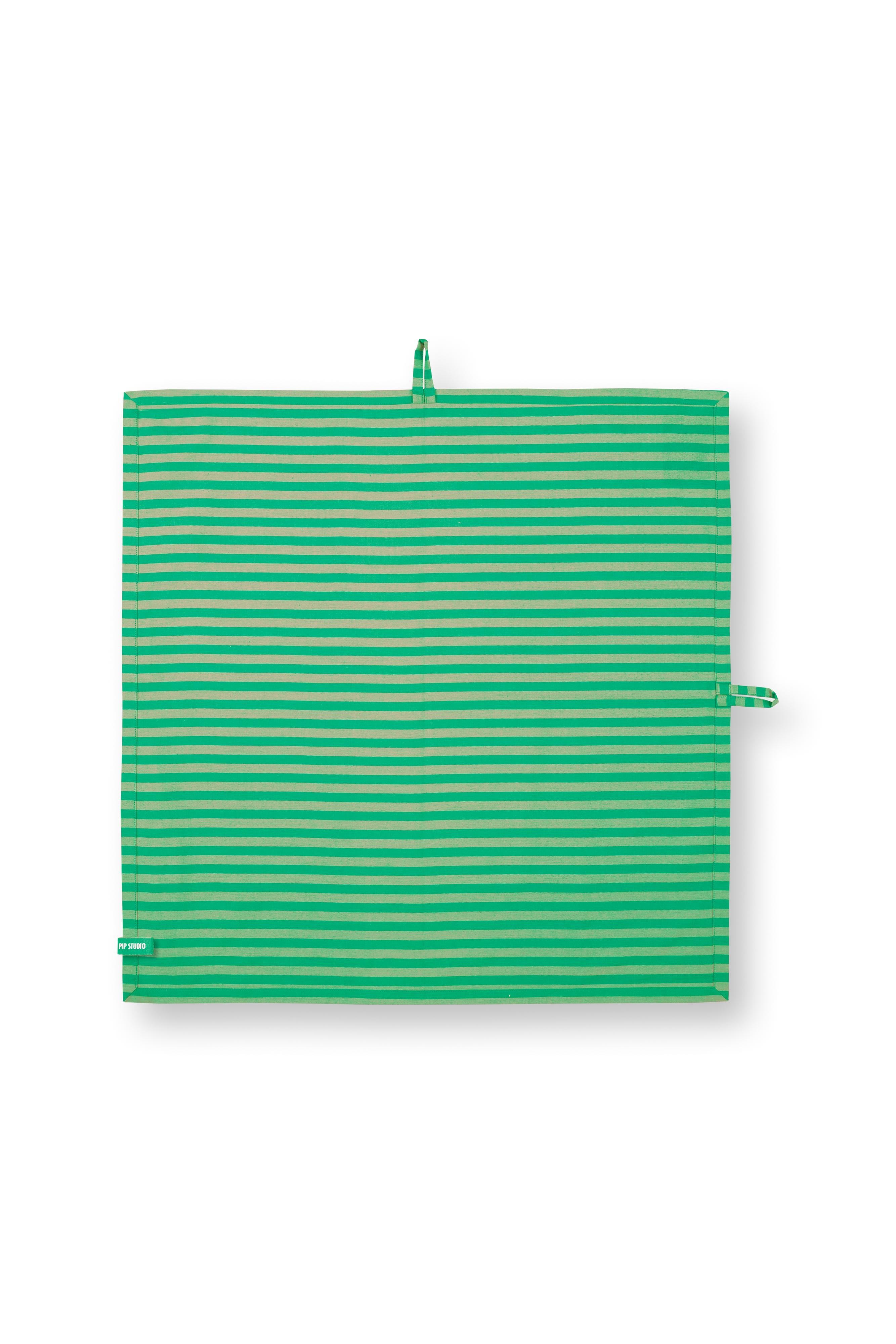 Набор полотенец кухонных (2 шт.) Stripes Green ракурс 6