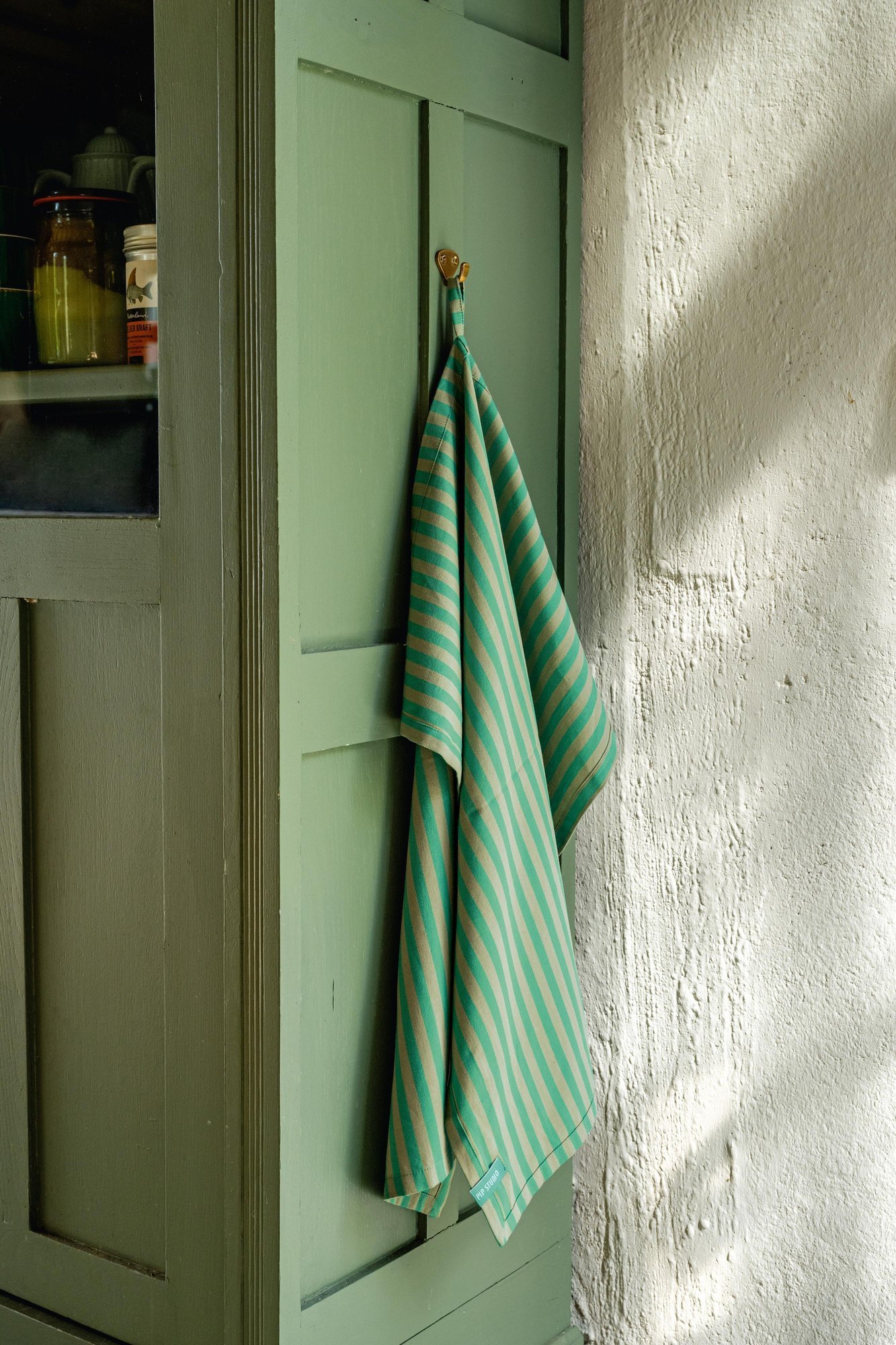 Набор полотенец кухонных (2 шт.) Stripes Green, 65х65 см