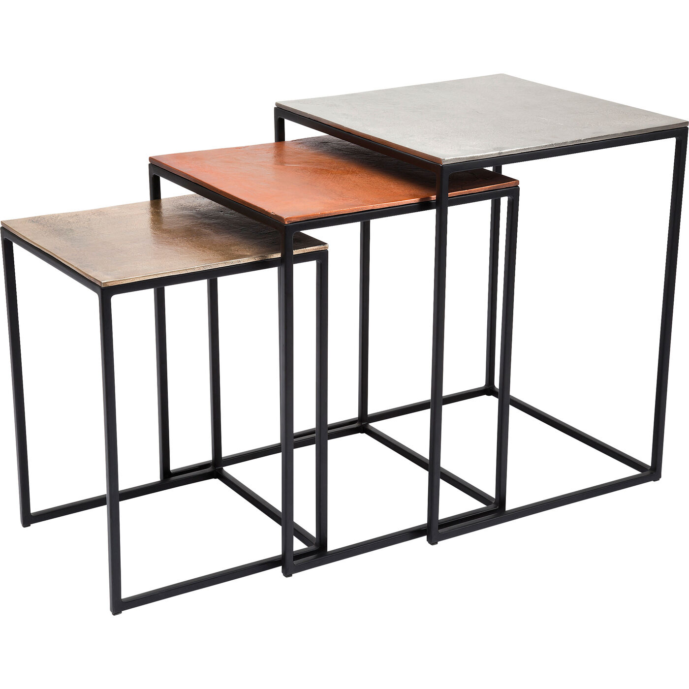 Стол приставной Loft Square Vintage, 41x41cм (3 пр.) ракурс 2