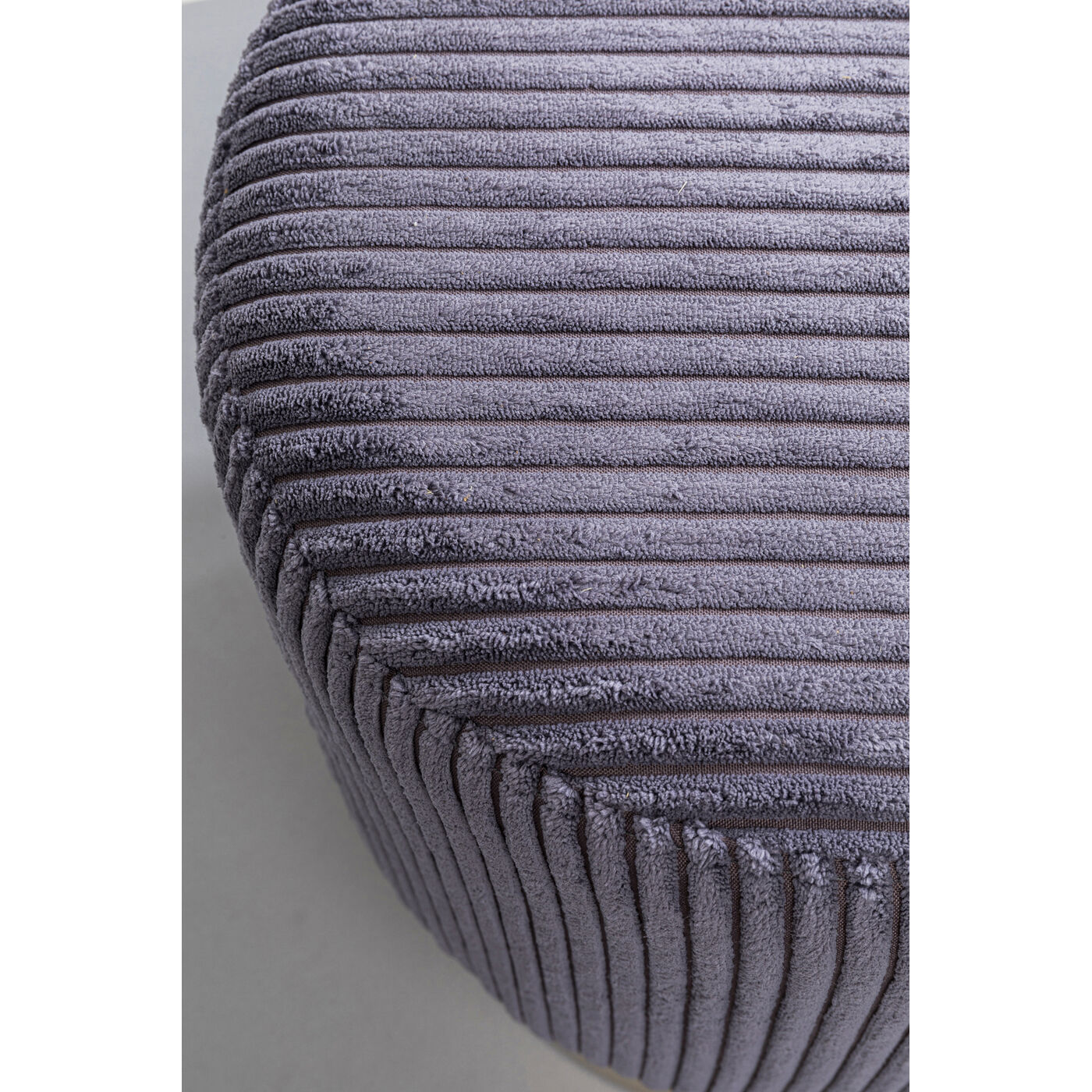 Пуф Cherry Grey Cord Brass, Ø35 см