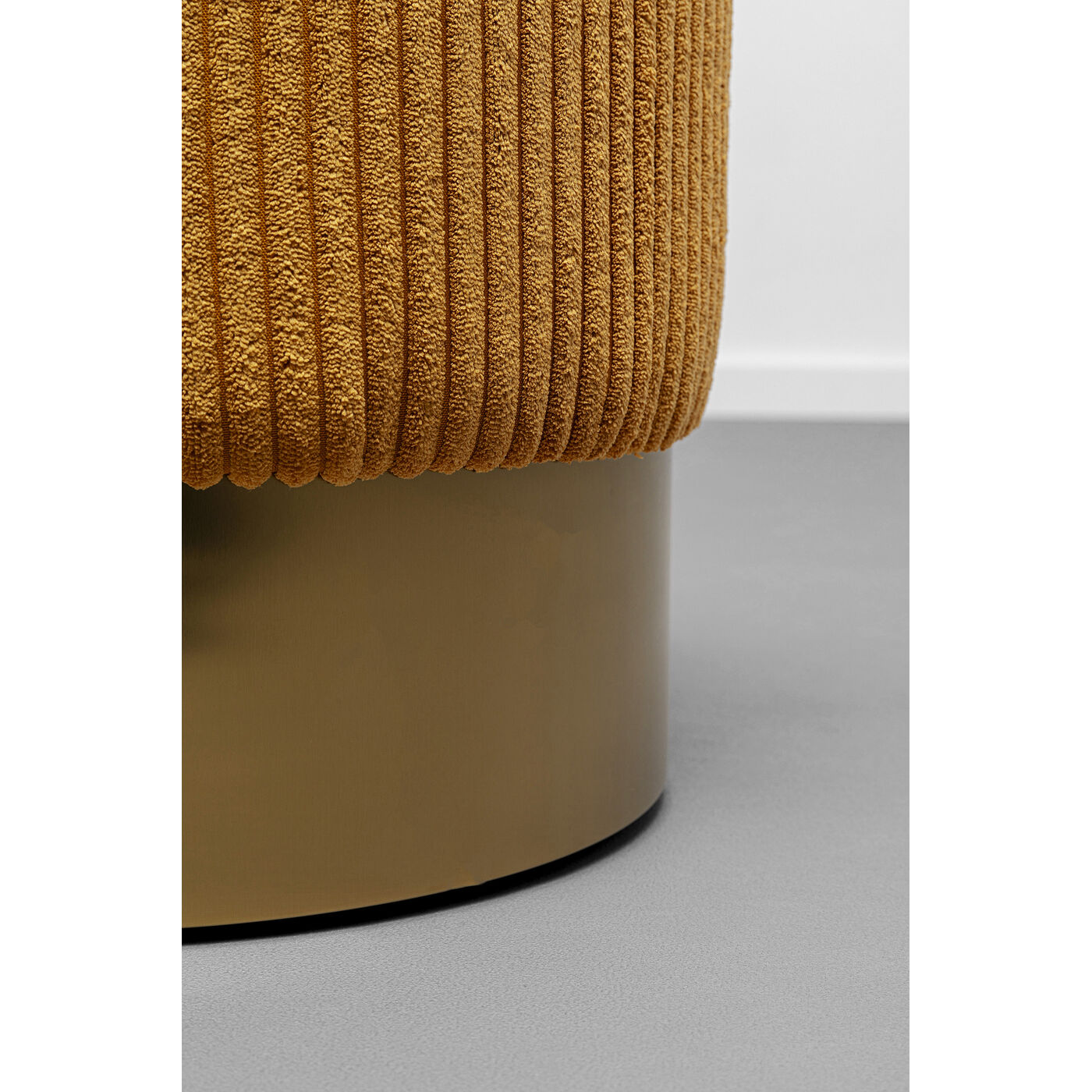 Пуф Cherry Yello Cord Brass ракурс 4