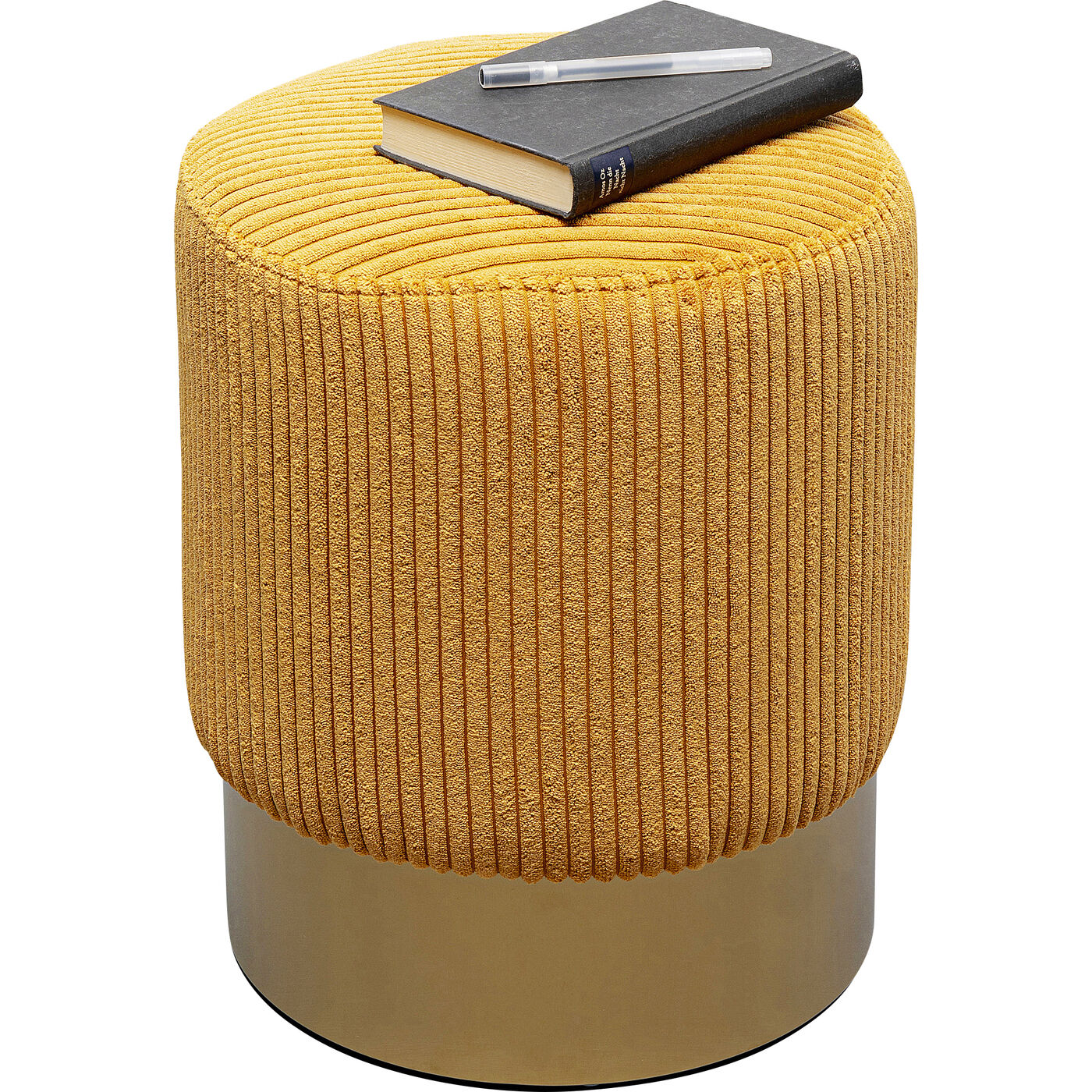 Пуф Cherry Yello Cord Brass ракурс 5
