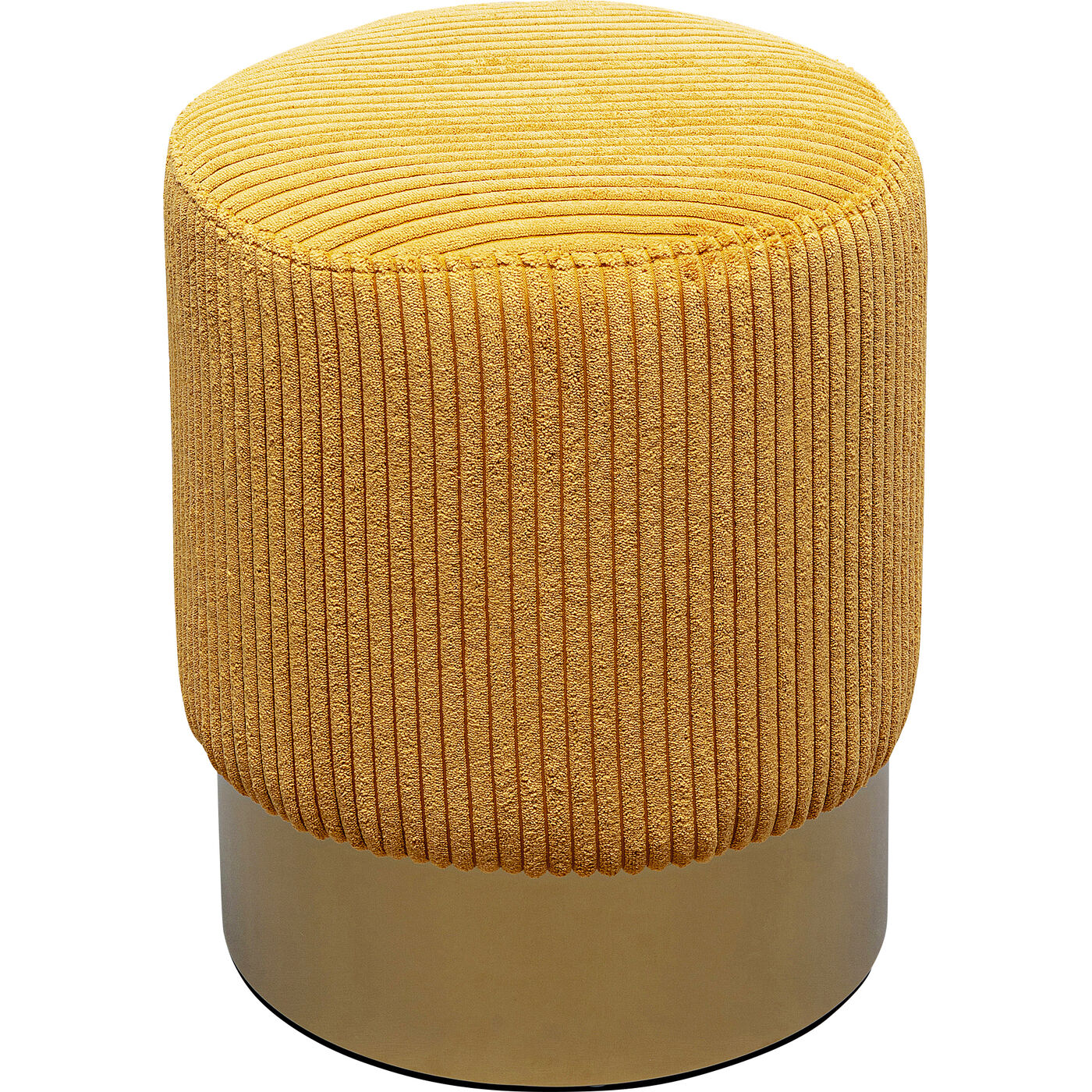 Пуф Cherry Yello Cord Brass ракурс 2