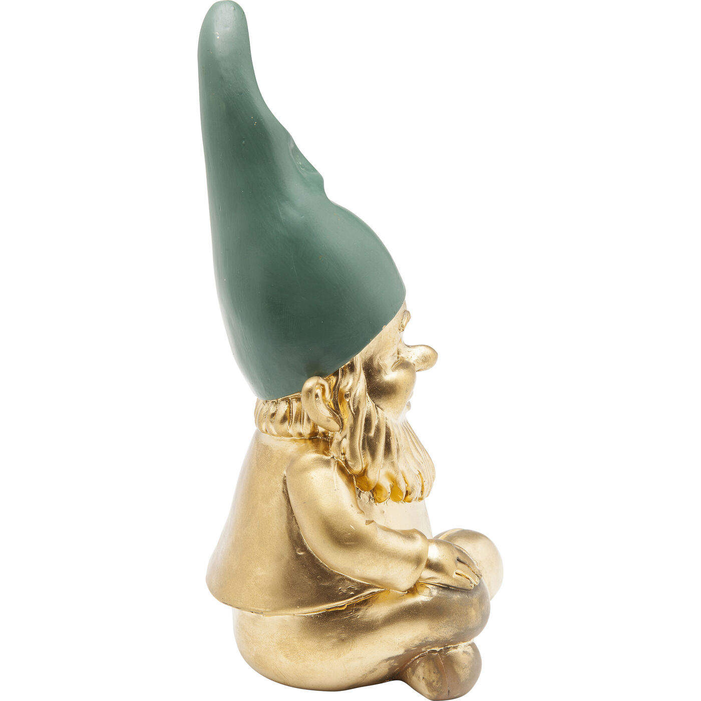 Фигура декоративная Zwerg Sitting Gold Green ракурс 5