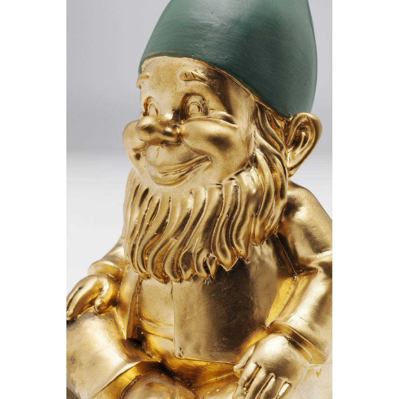 Фигура декоративная Zwerg Sitting Gold Green, 19 см