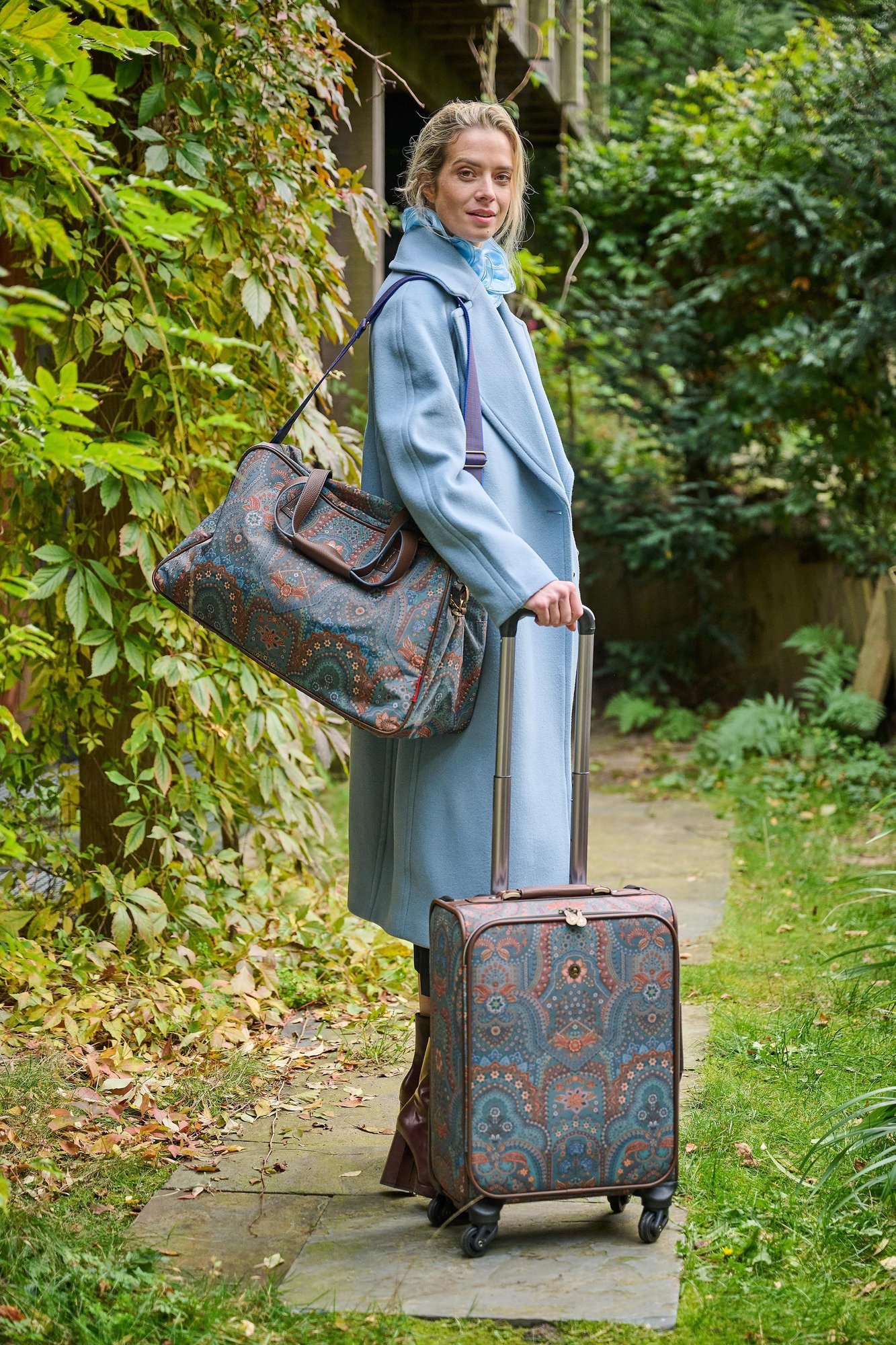 Чемодан маленький Tosca Jabali Blue, 24 л, 35х47х22 см