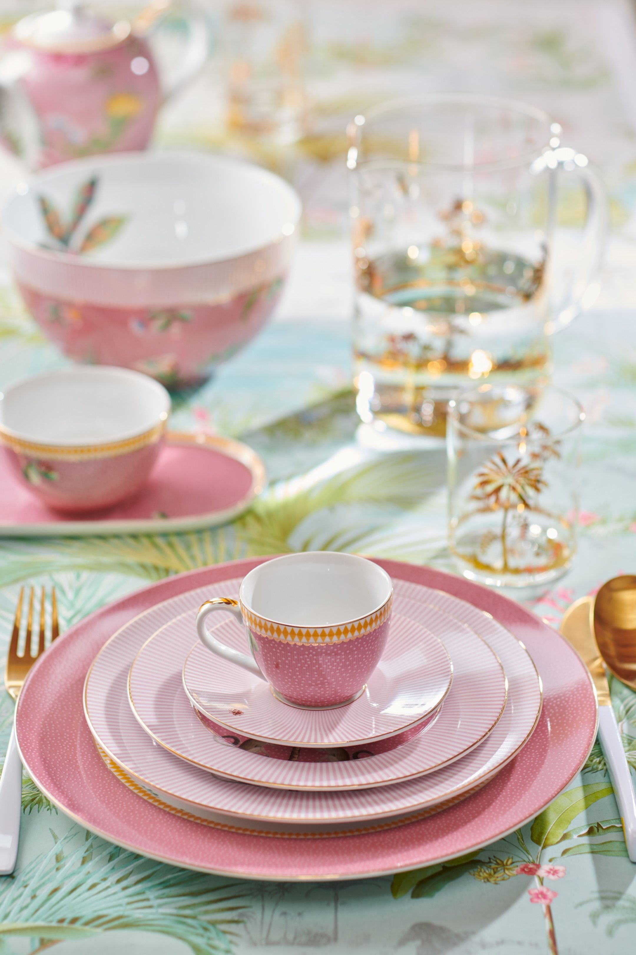 Набор тарелок (2 шт. по Ø21 см) La Majorelle Pink