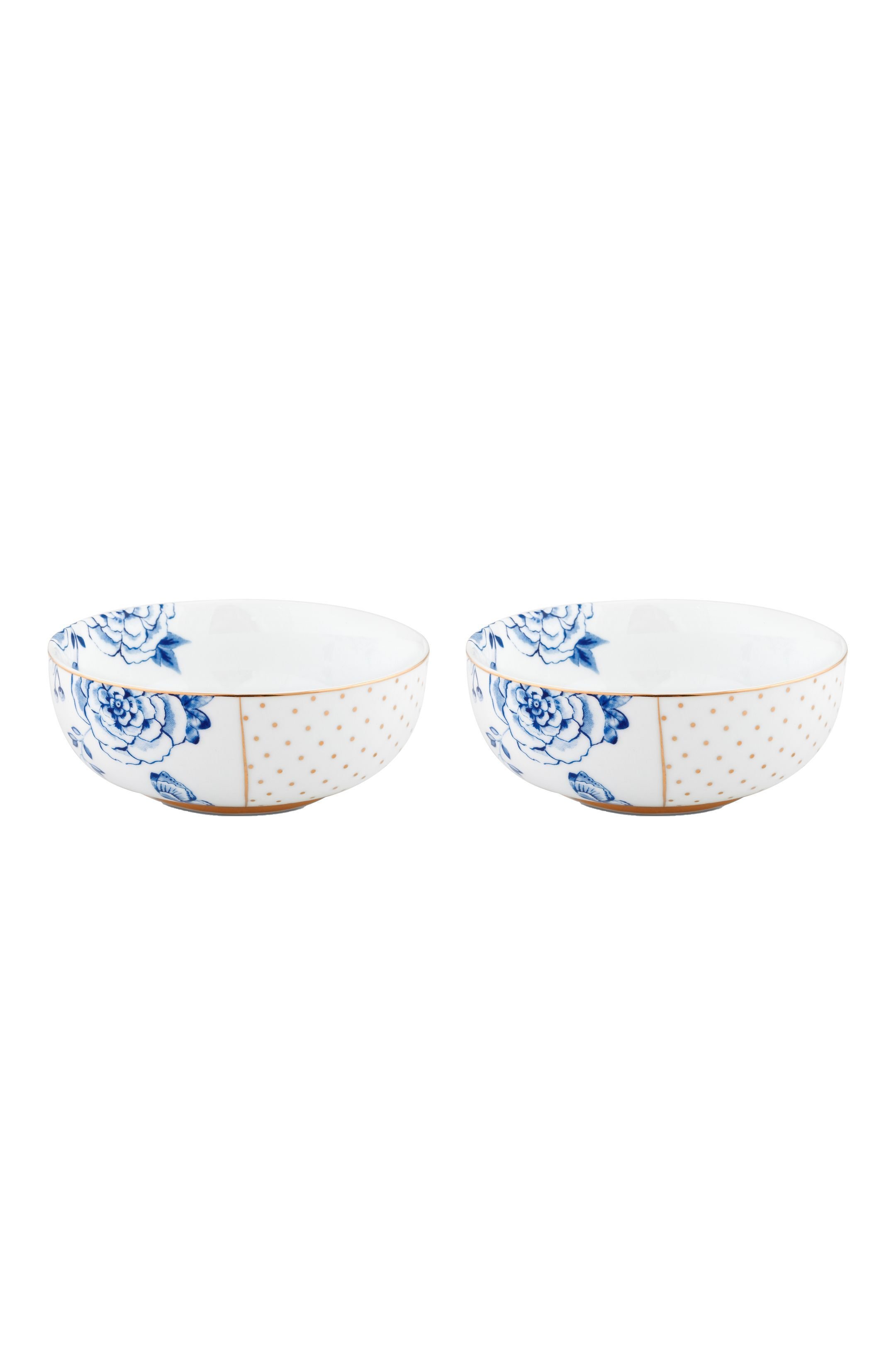 Набор пиал (2 шт. по Ø12,5 см) Royal White ракурс 2