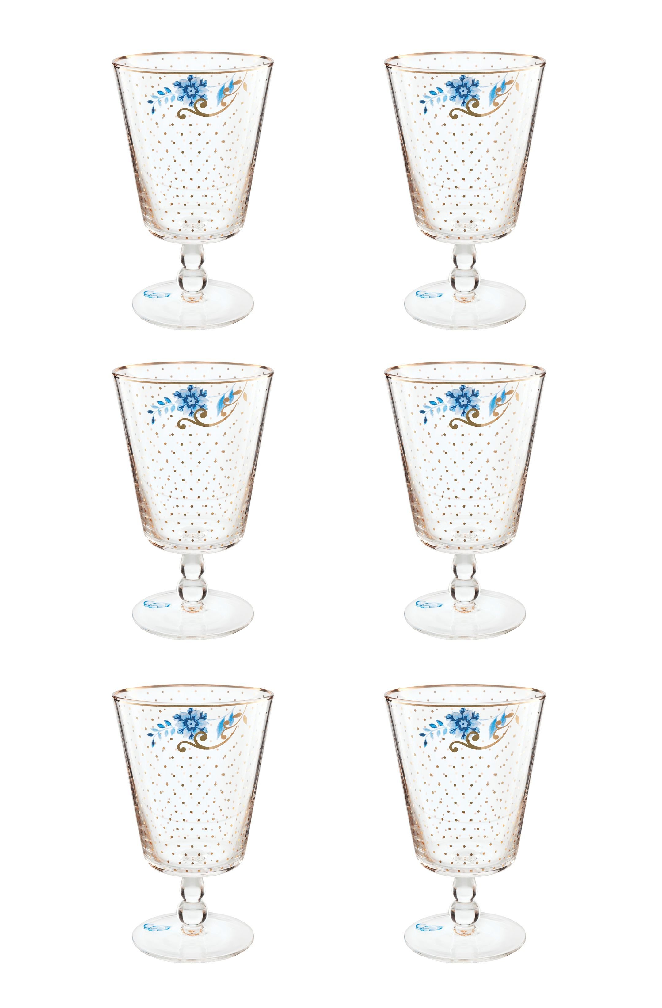 Набор стаканов для воды (6 шт. по 360 мл) Royal Golden Dots ракурс 2