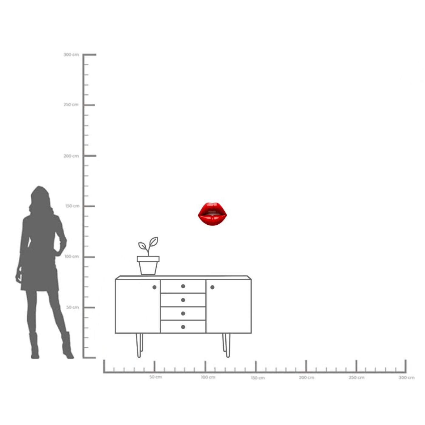 Декор настенный Lips ракурс 4