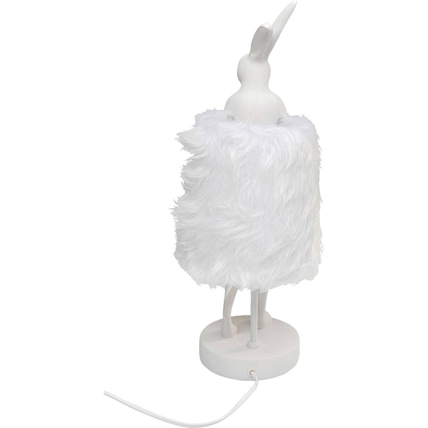 Светильник настольный Animal Rabbit Fur White-Silver ракурс 9