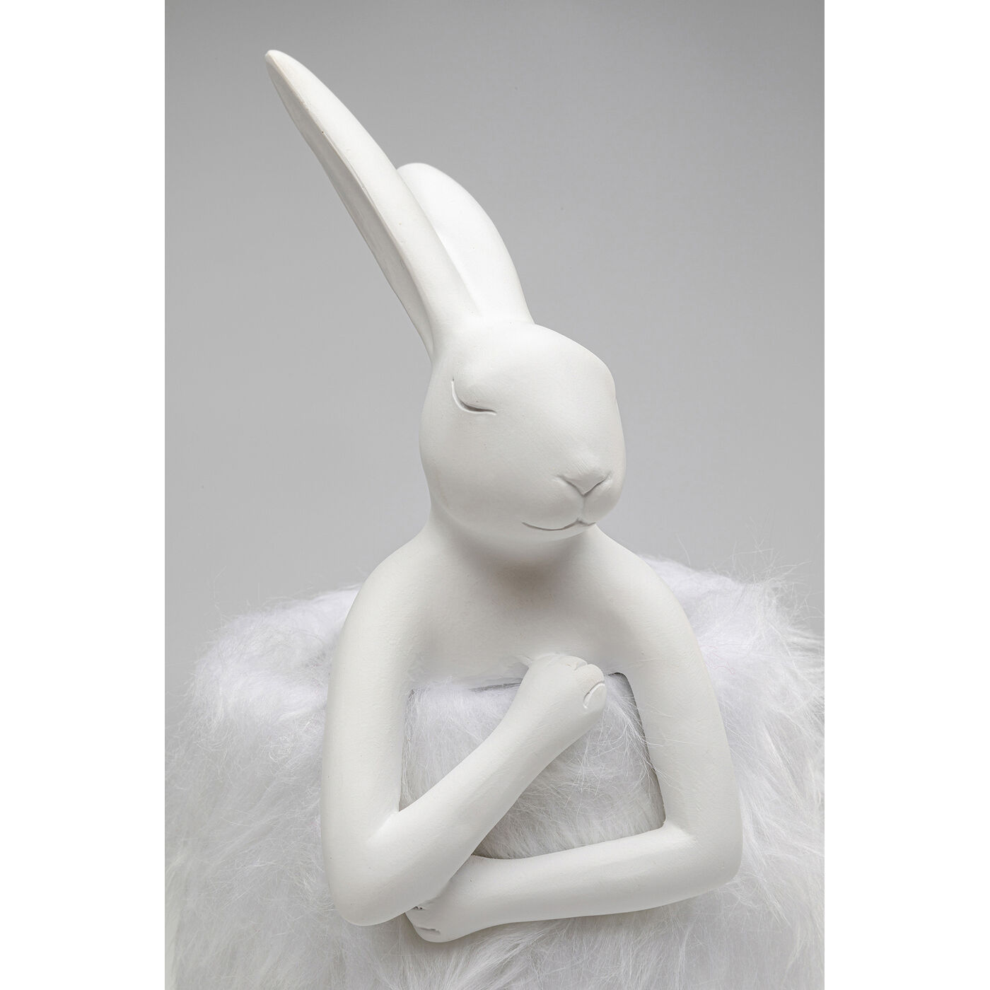 Светильник настольный Animal Rabbit Fur White-Silver, 50 см