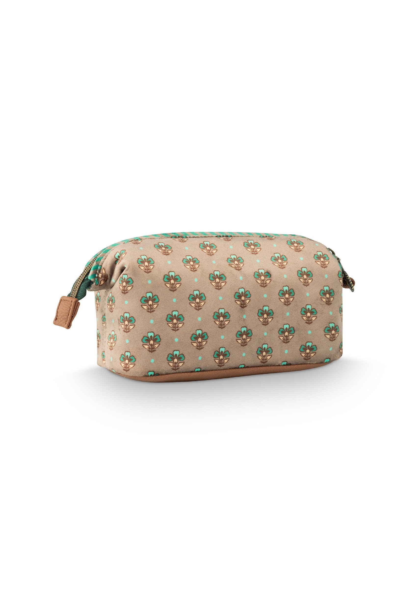Косметичка маленькая Jaipur Flower Khaki-Green, 1 л ракурс 3