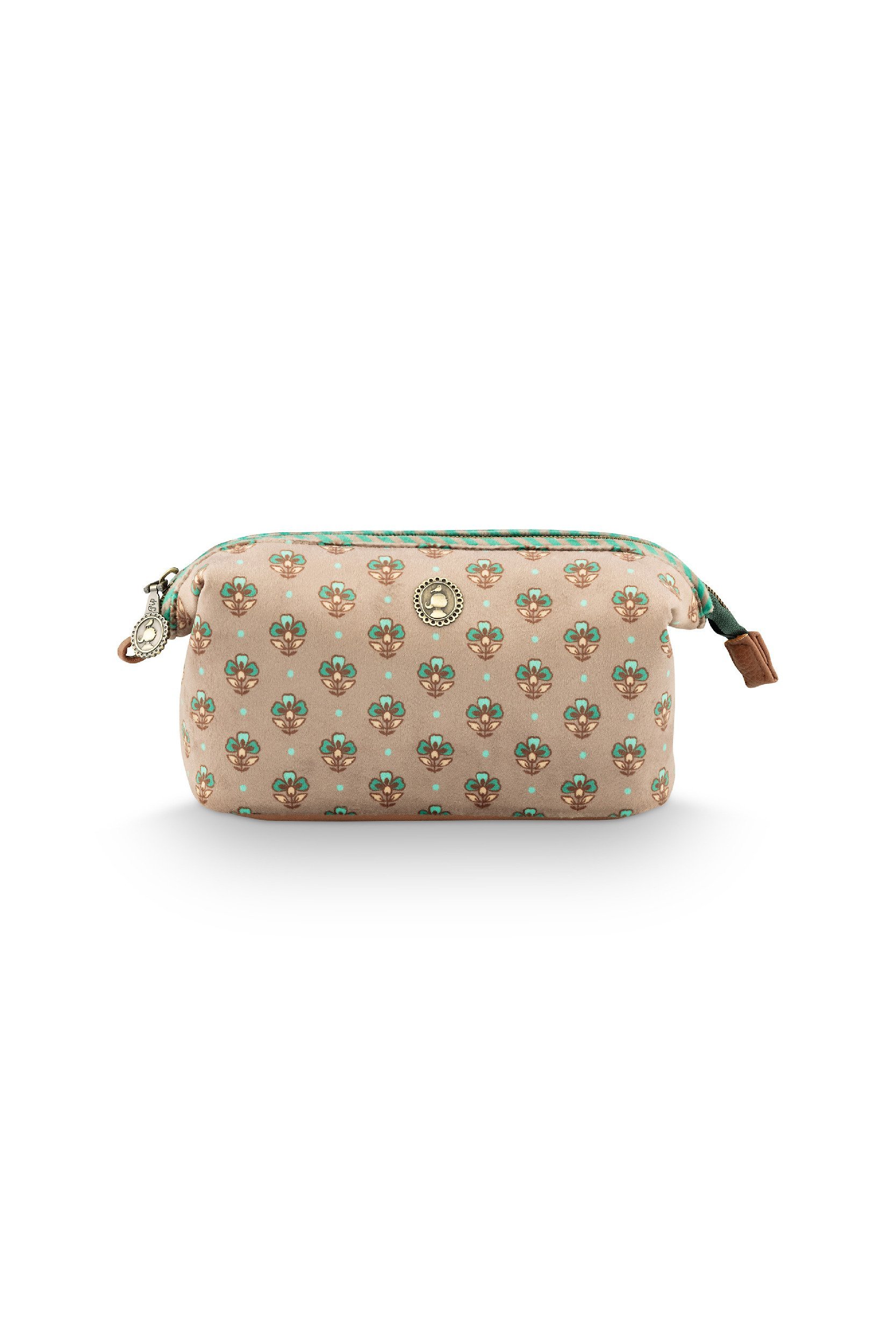 Косметичка маленькая Jaipur Flower Khaki-Green, 1 л ракурс 2