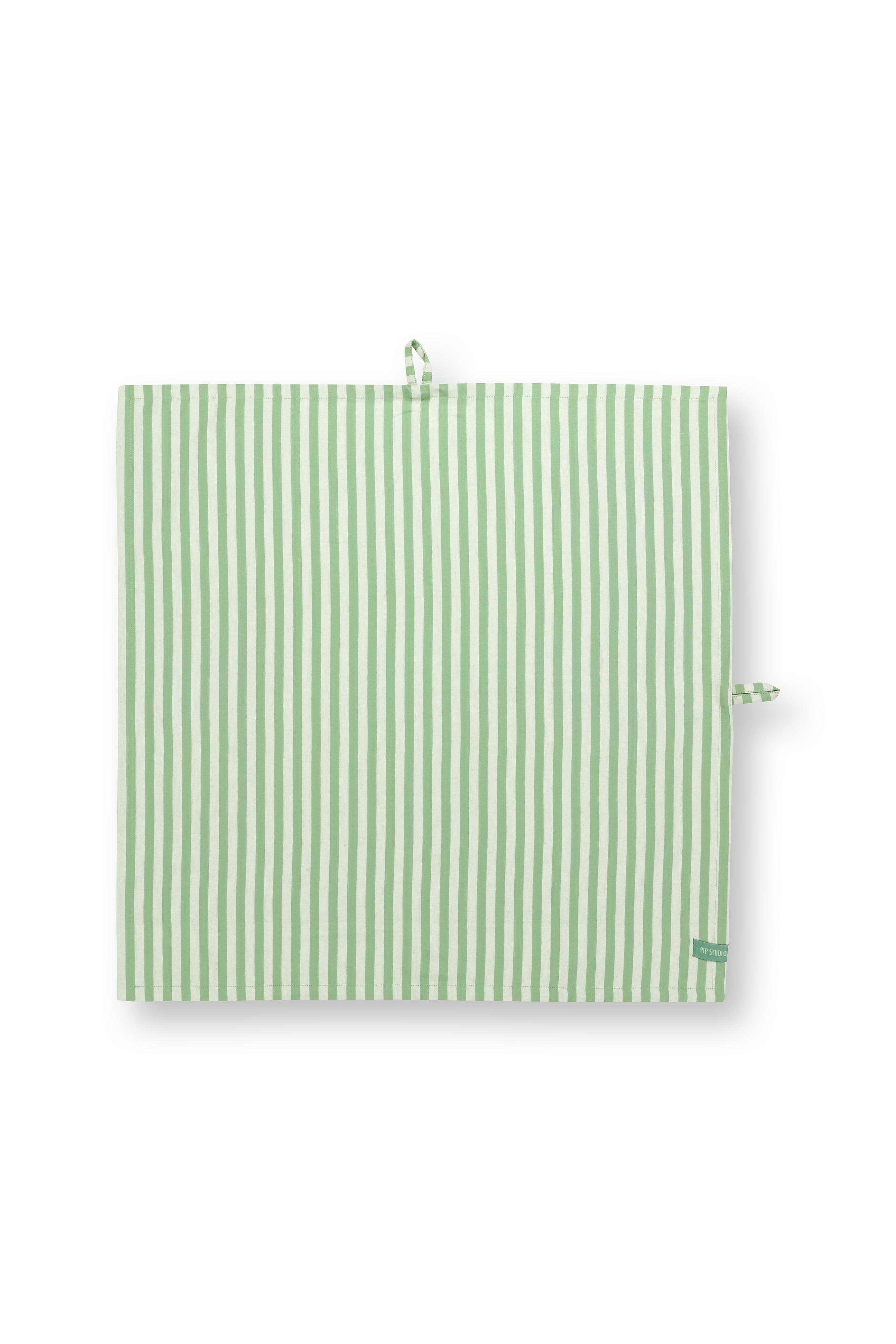Набор полотенец кухонных (2 шт.) Stripes Light Green ракурс 5