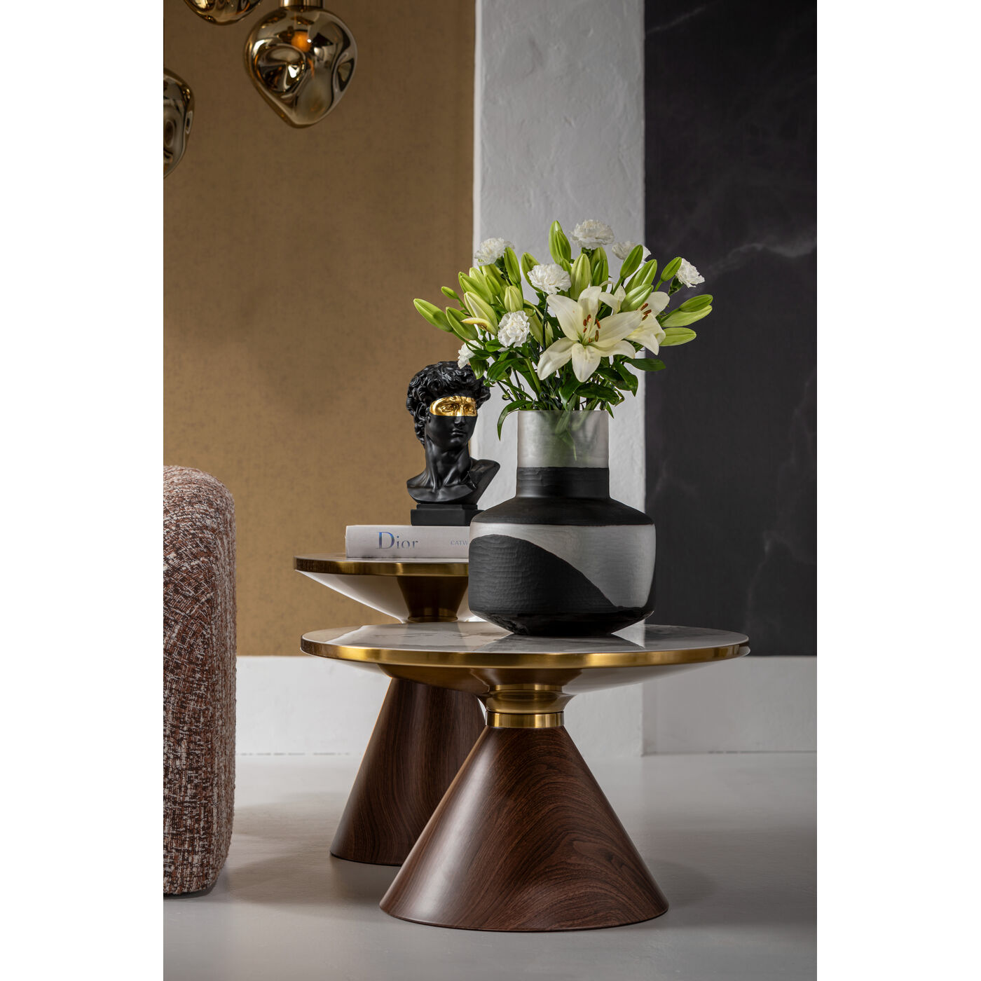 Стол кофейный Cono Marble ракурс 8