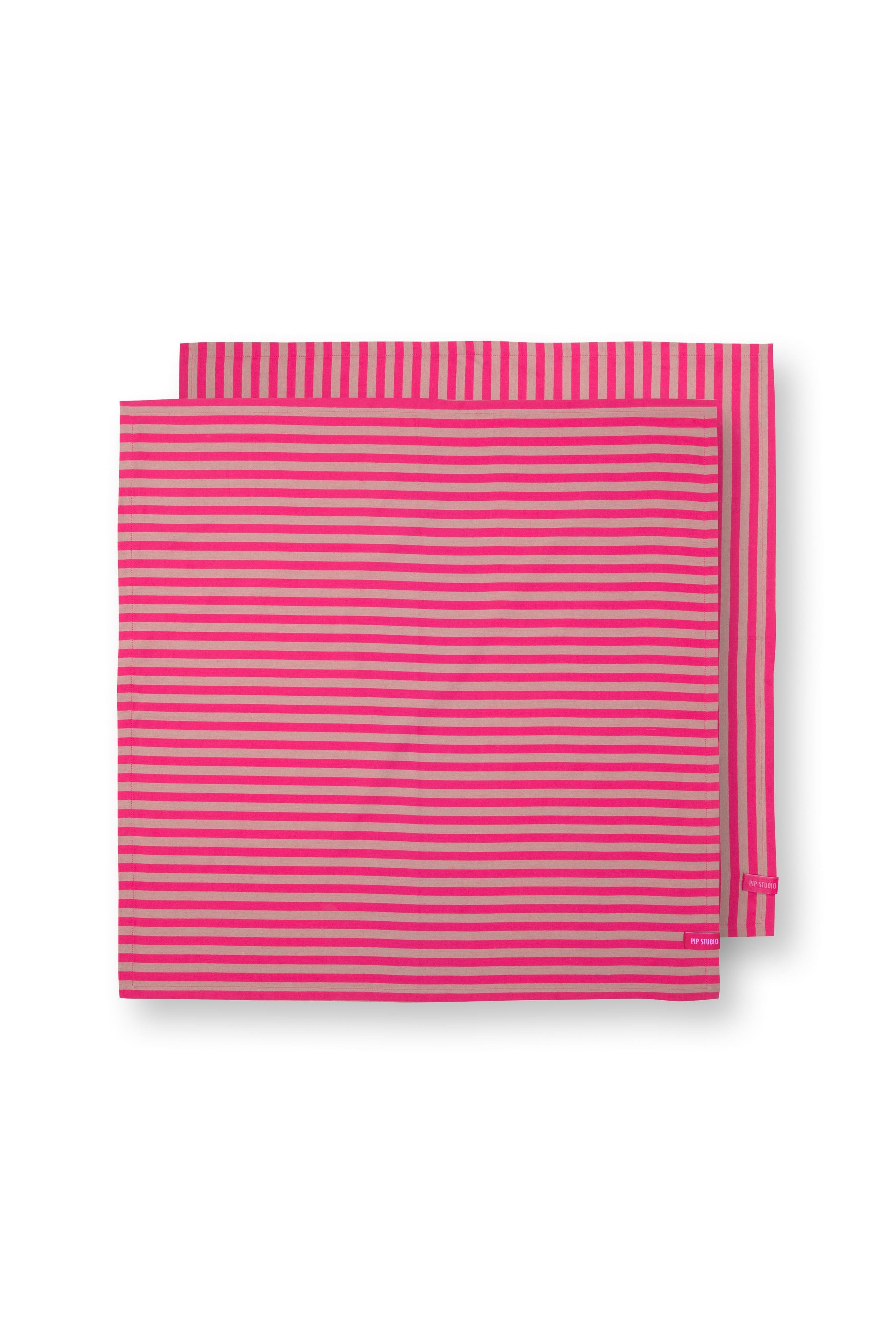 Набор полотенец кухонных (2 шт.) Stripes Lilac ракурс 2