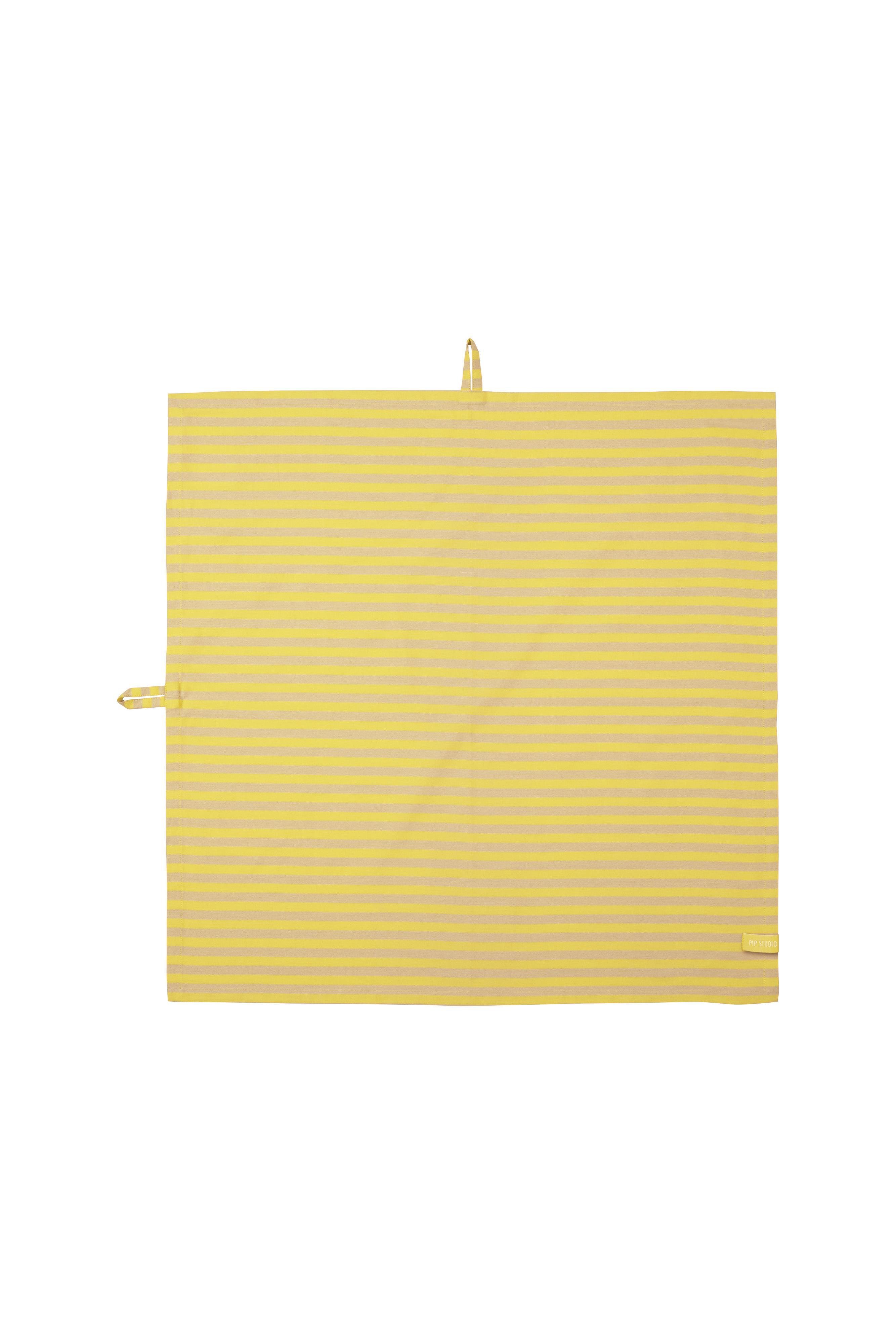 Набор полотенец кухонных (2 шт.) Stripes Yellow ракурс 3