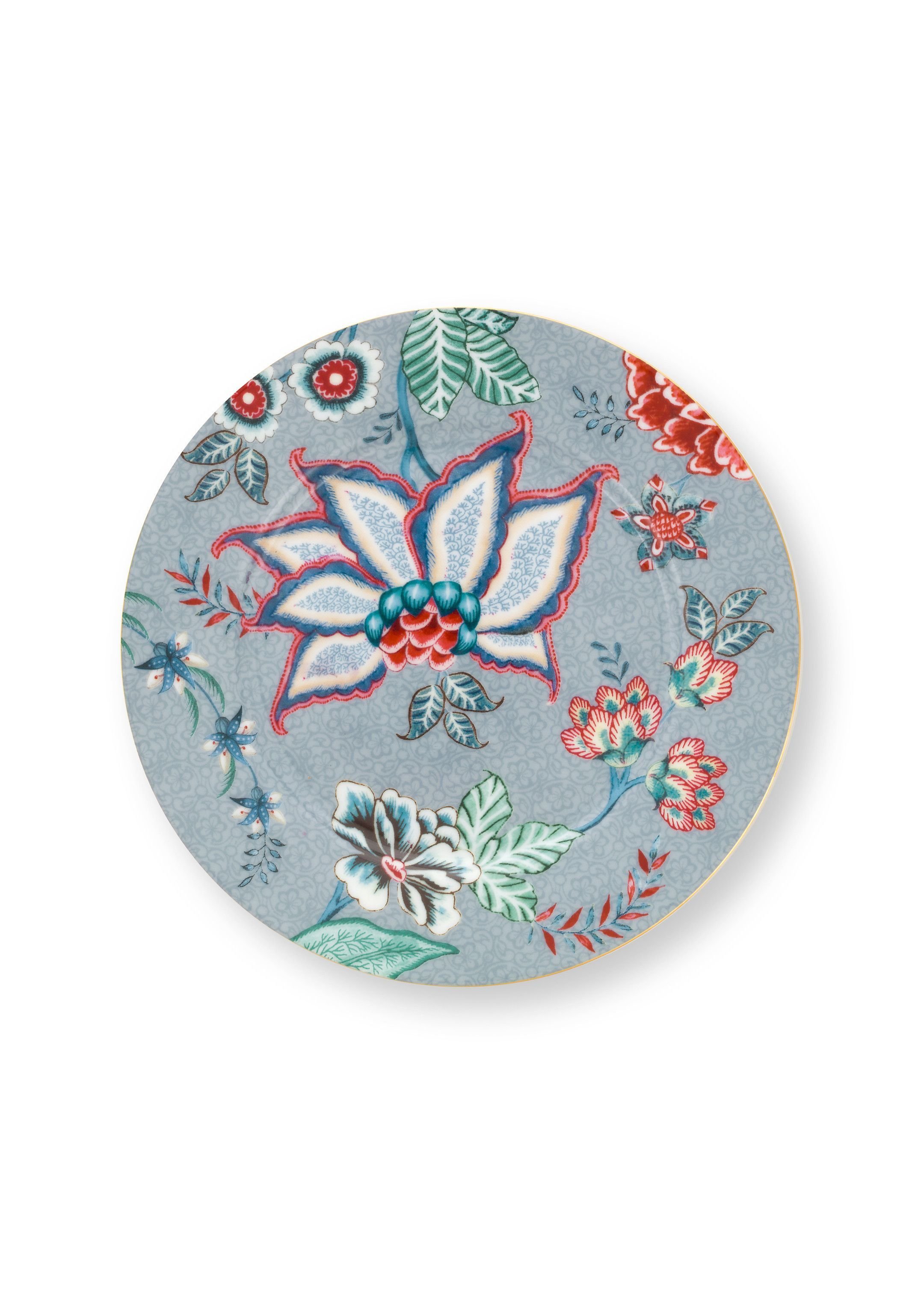 Набор тарелок (2 шт. по Ø17 см) Flower Festival Light Blue ракурс 3