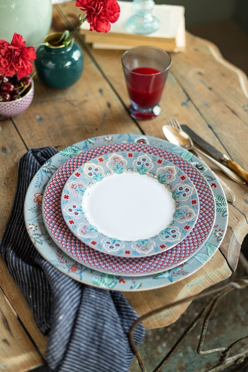 Набор тарелок (2 шт. по Ø21 см) Flower Festival Deco Light Blue ракурс 6