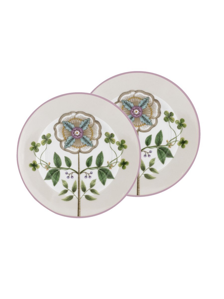 Набор блюдец (2 шт. по Ø12 см) Lily&Lotus Off White ракурс 2