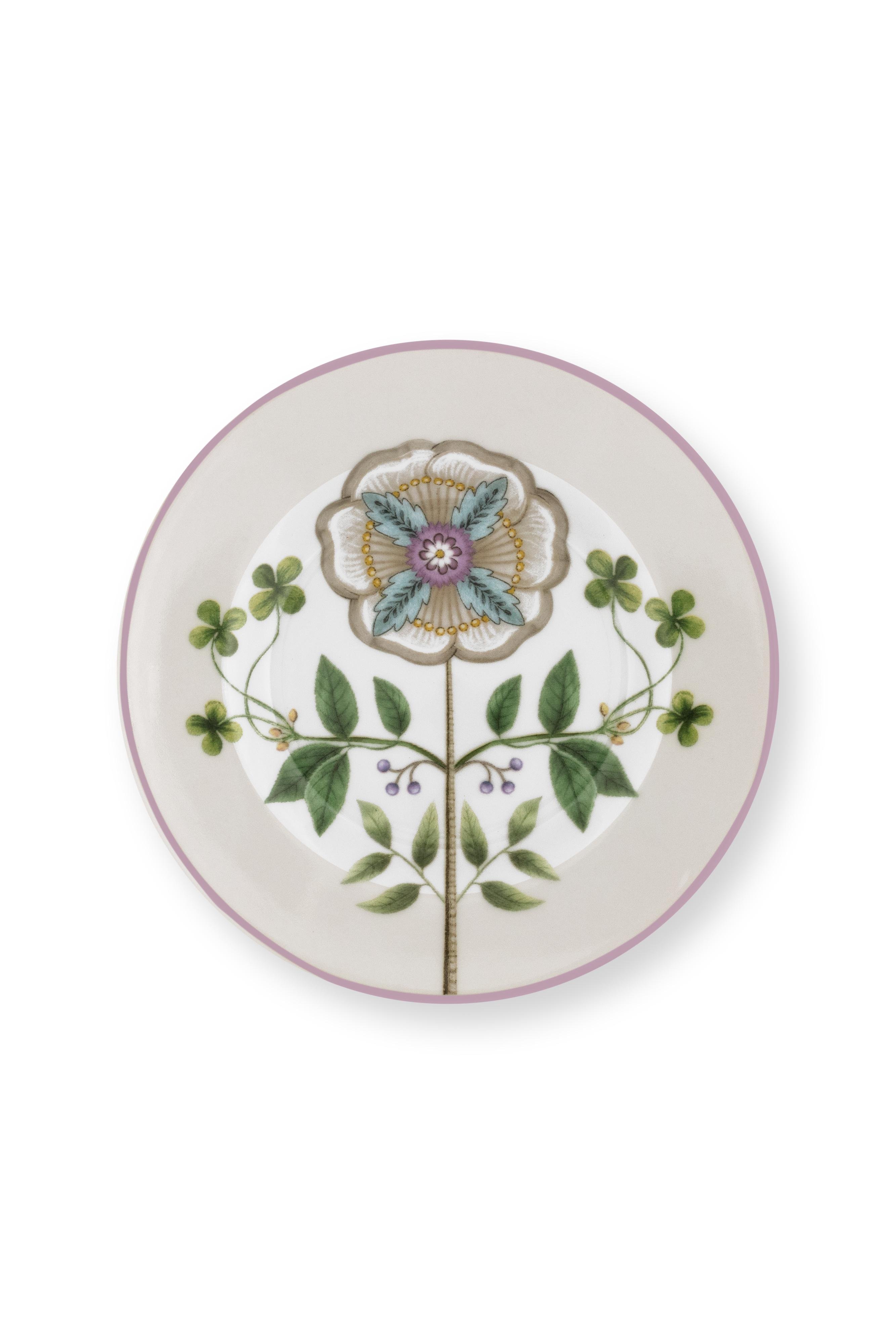 Набор блюдец (2 шт. по Ø12 см) Lily&Lotus Off White ракурс 3