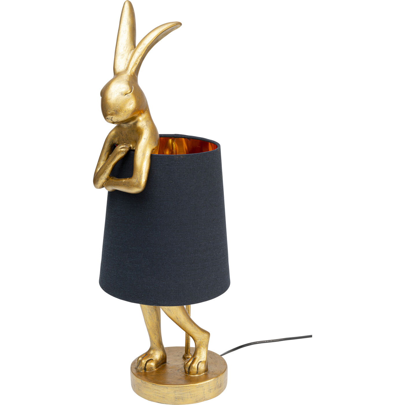 Светильник настольный Animal Rabbit Gold-Black ракурс 9