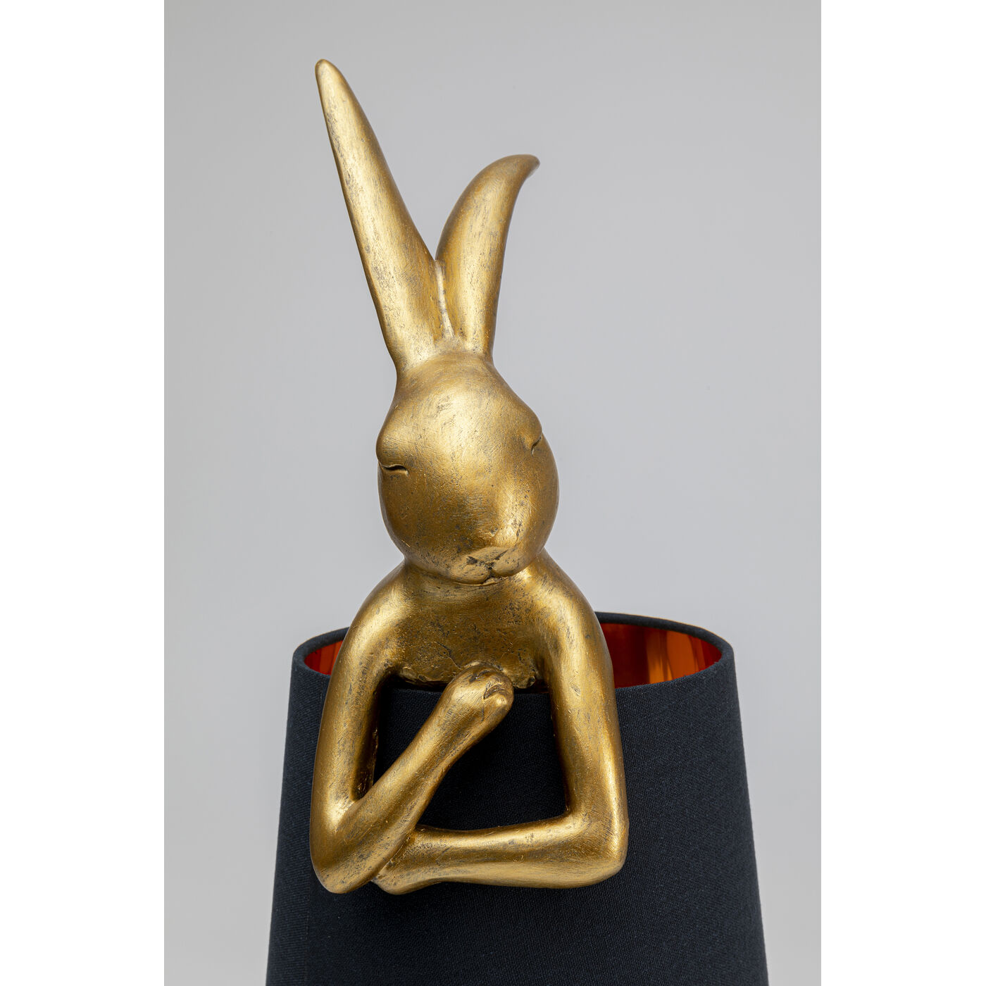 Светильник настольный Animal Rabbit Gold-Black, 68 см