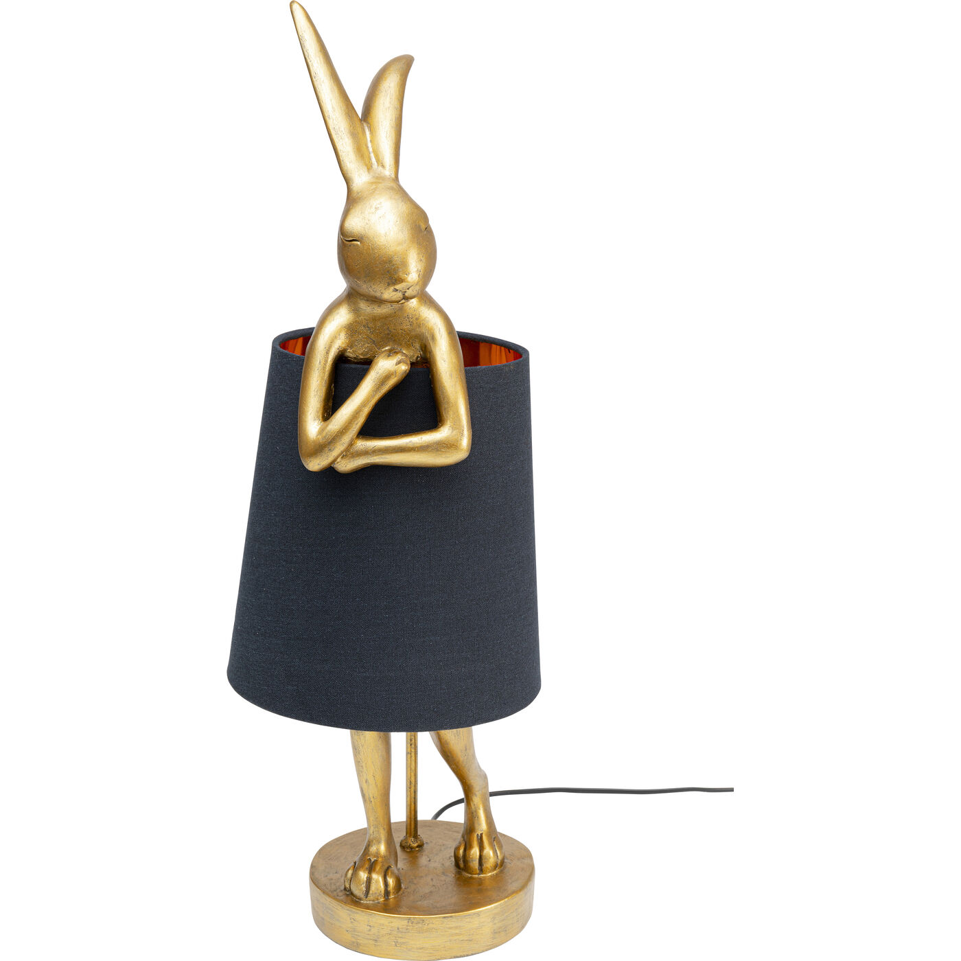 Светильник настольный Animal Rabbit Gold-Black ракурс 7
