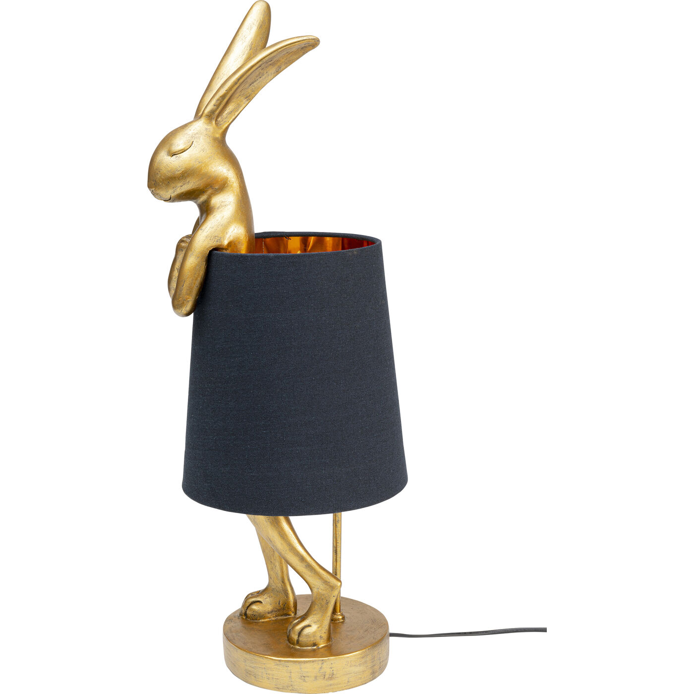 Светильник настольный Animal Rabbit Gold-Black ракурс 10